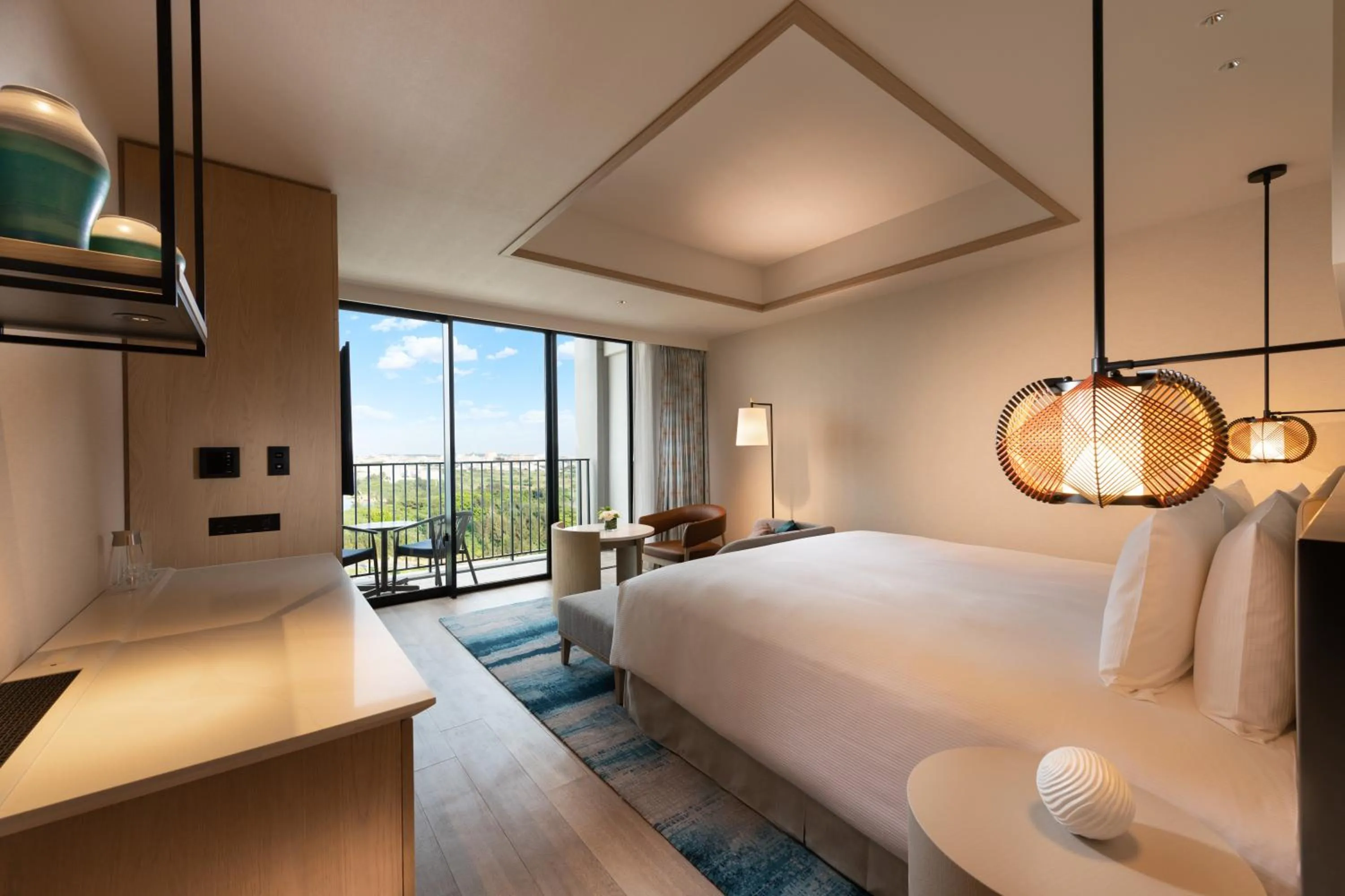 TV and multimedia, Bed in Hilton Okinawa Miyako Island Resort