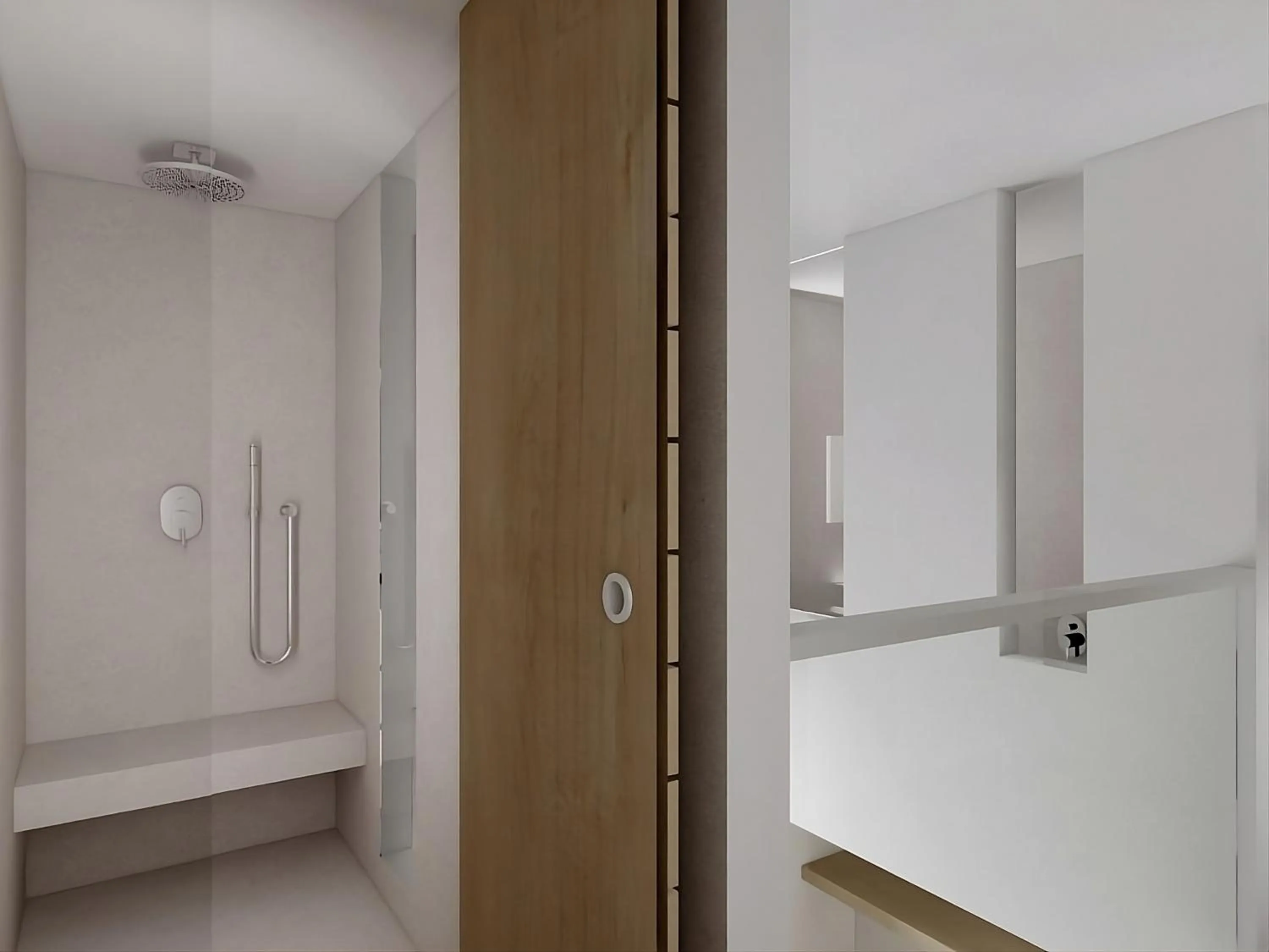 Shower in Muses Cycladic Suites