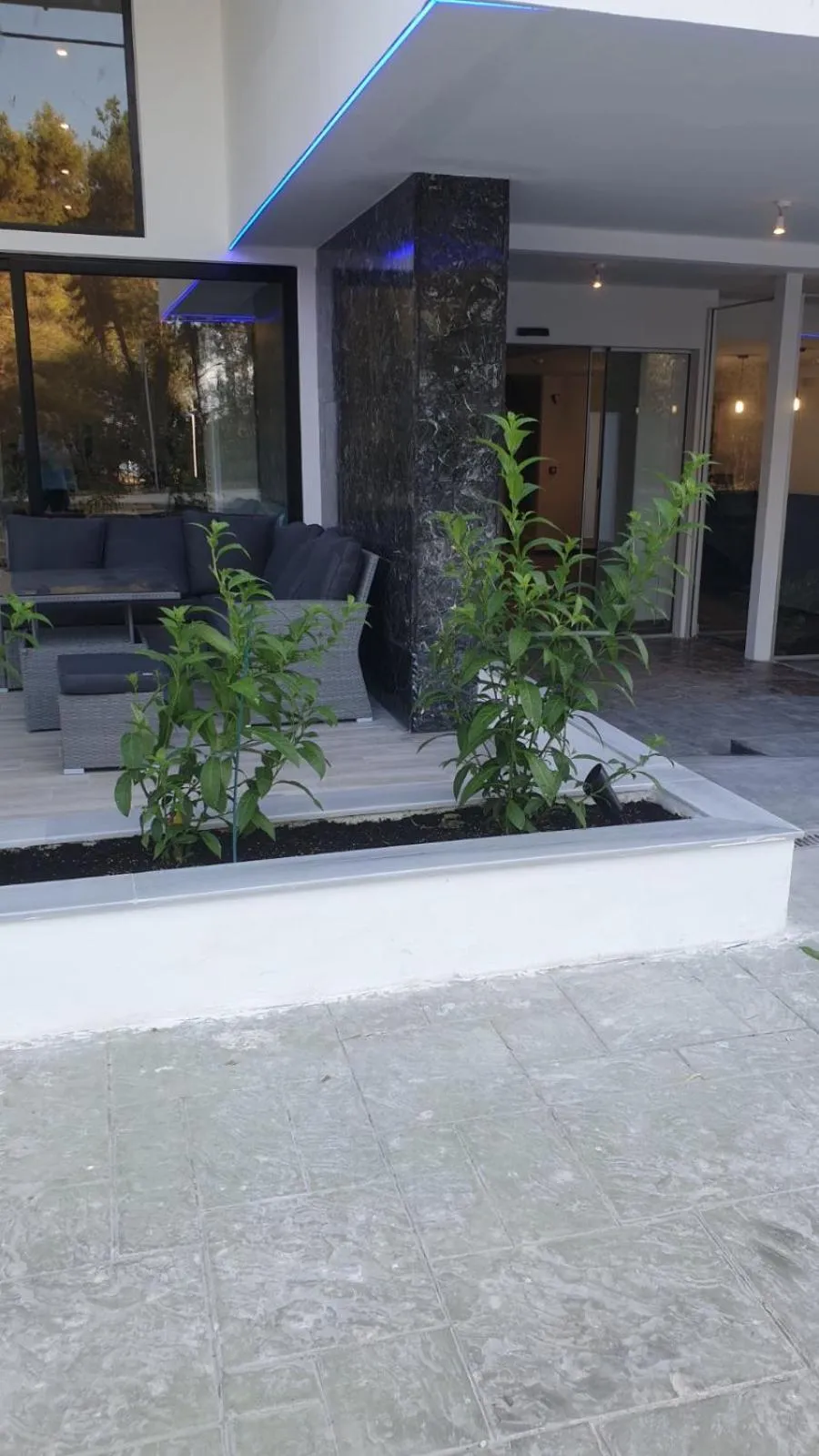 Facade/entrance in Evita Blue