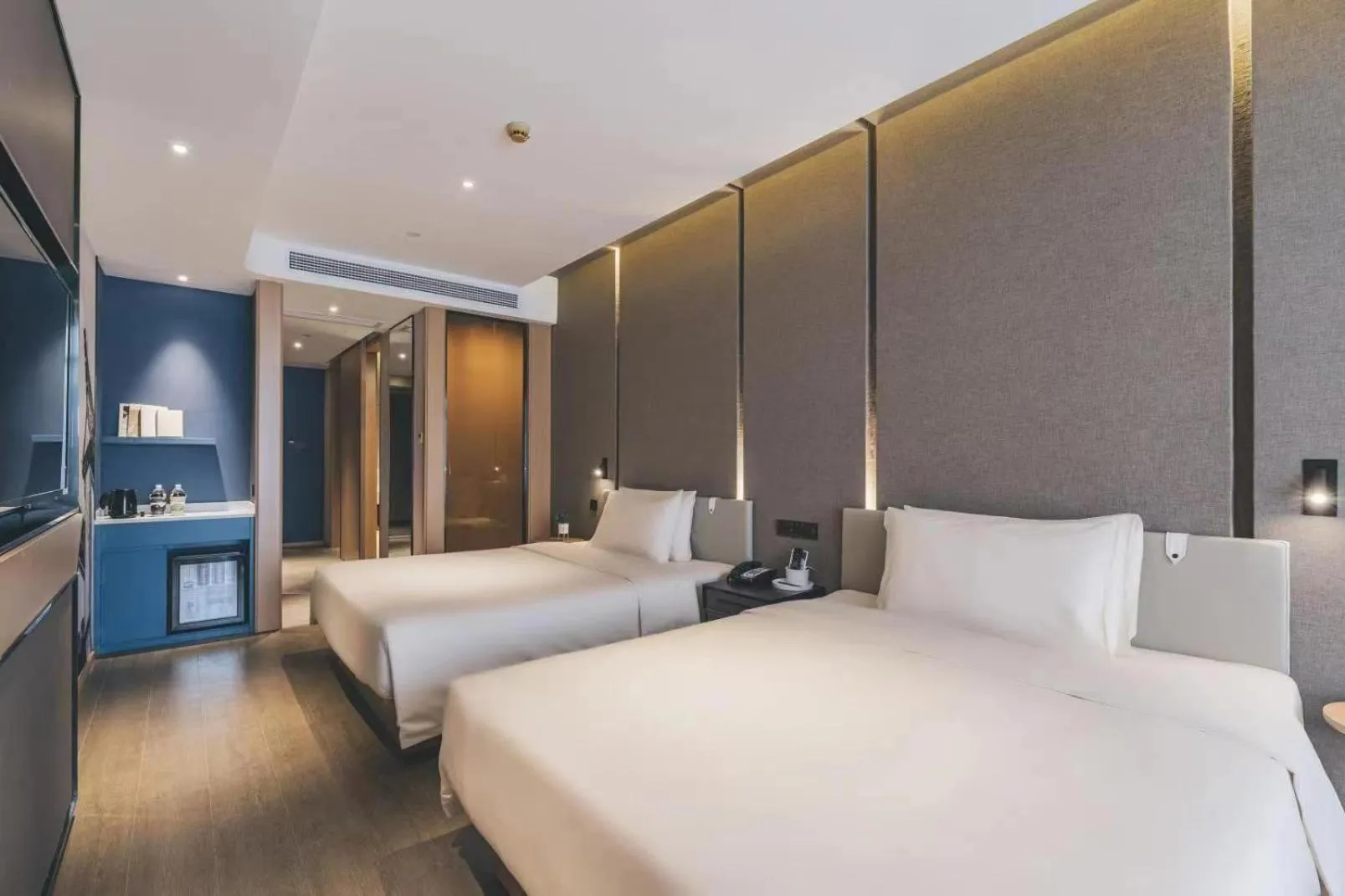 Bedroom, Bed in Atour Hotel Jiading Jiangqiao Jiayi Road Subway Station