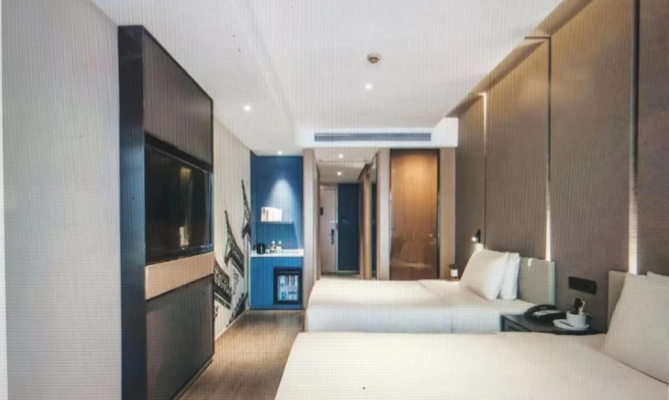 Photo of the whole room, Bed in Atour Hotel Jiading Jiangqiao Jiayi Road Subway Station