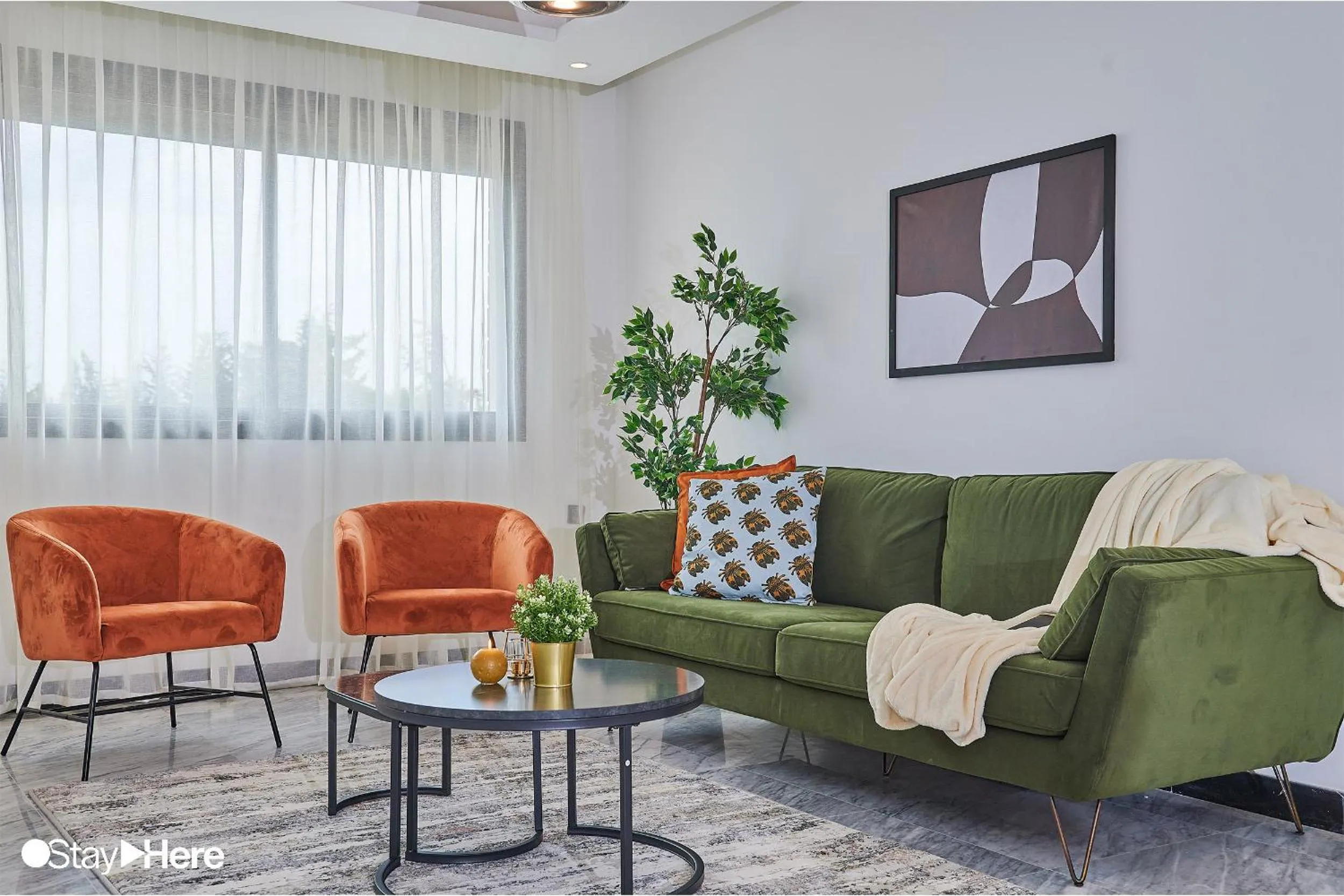 Living room in Stayhere Rabat - Hay Riad - Sophisticated Residence