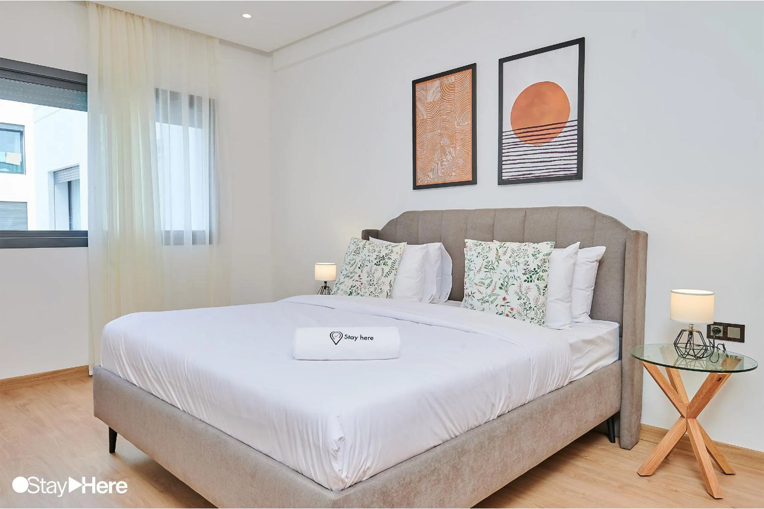 Bedroom, Bed in Stayhere Rabat - Hay Riad - Sophisticated Residence