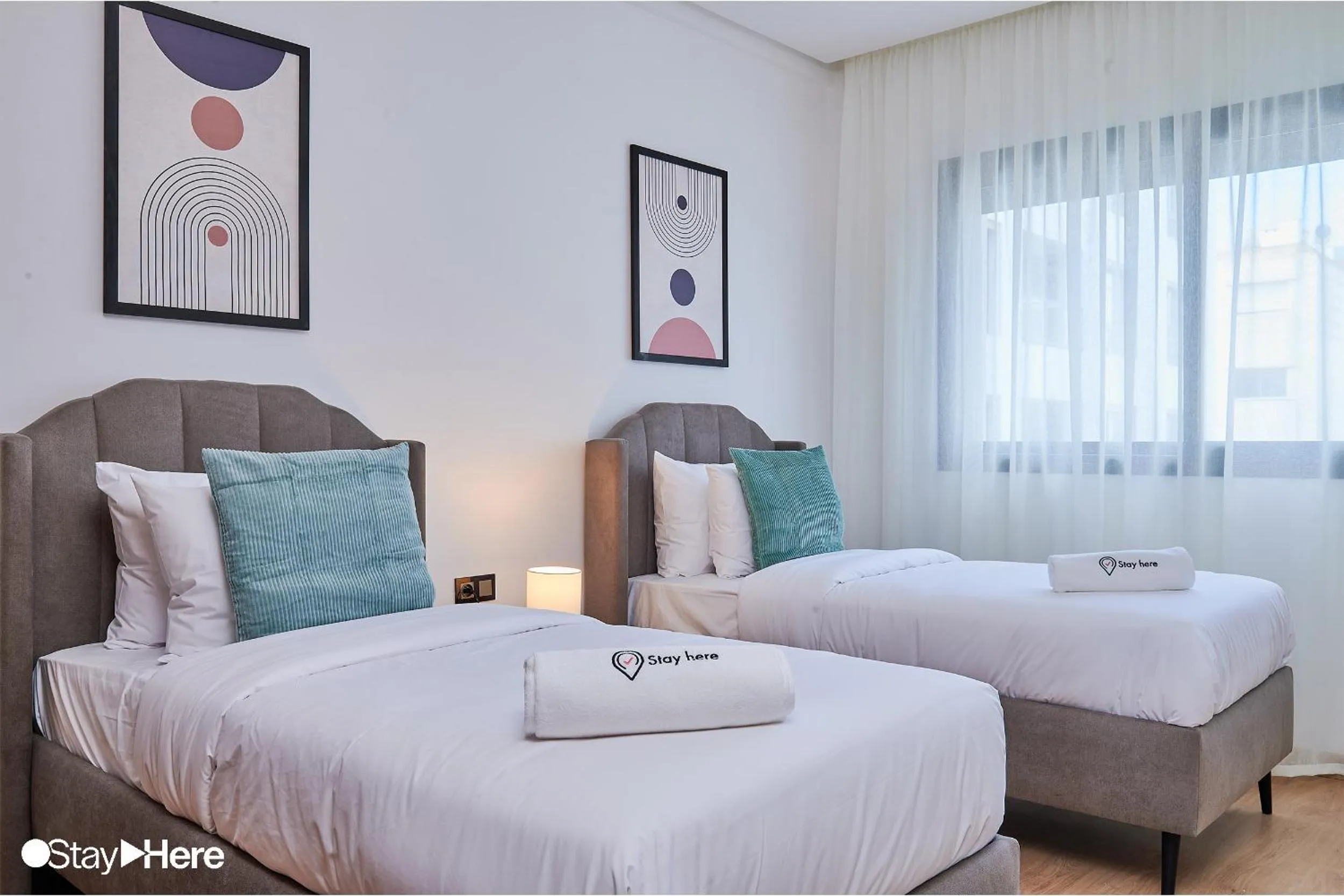 Bedroom, Bed in Stayhere Rabat - Hay Riad - Sophisticated Residence