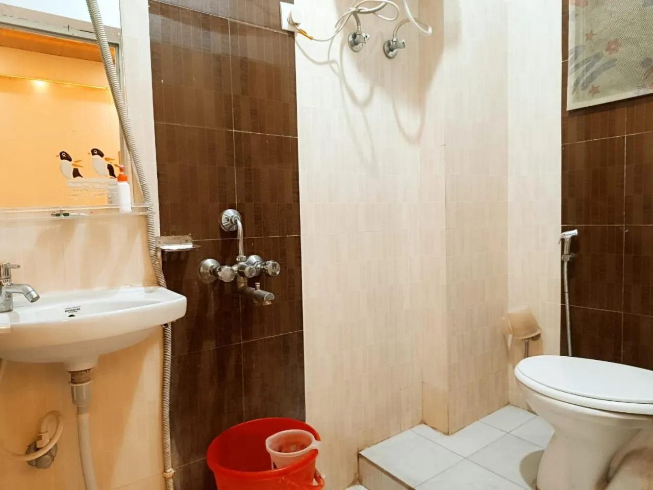 Bathroom in Hotel Buddha International