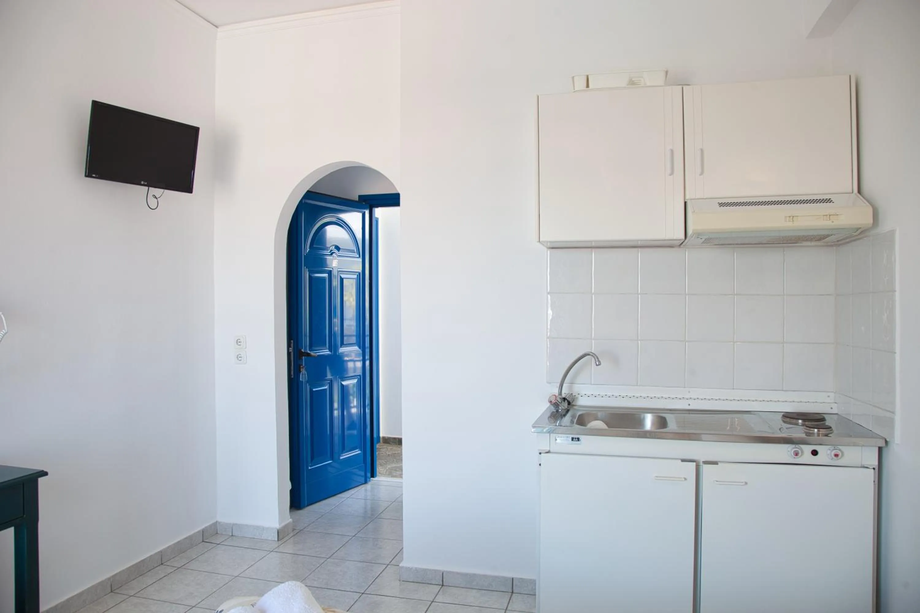 Kitchen or kitchenette in Hotel Andreas - Agistri (Skala)