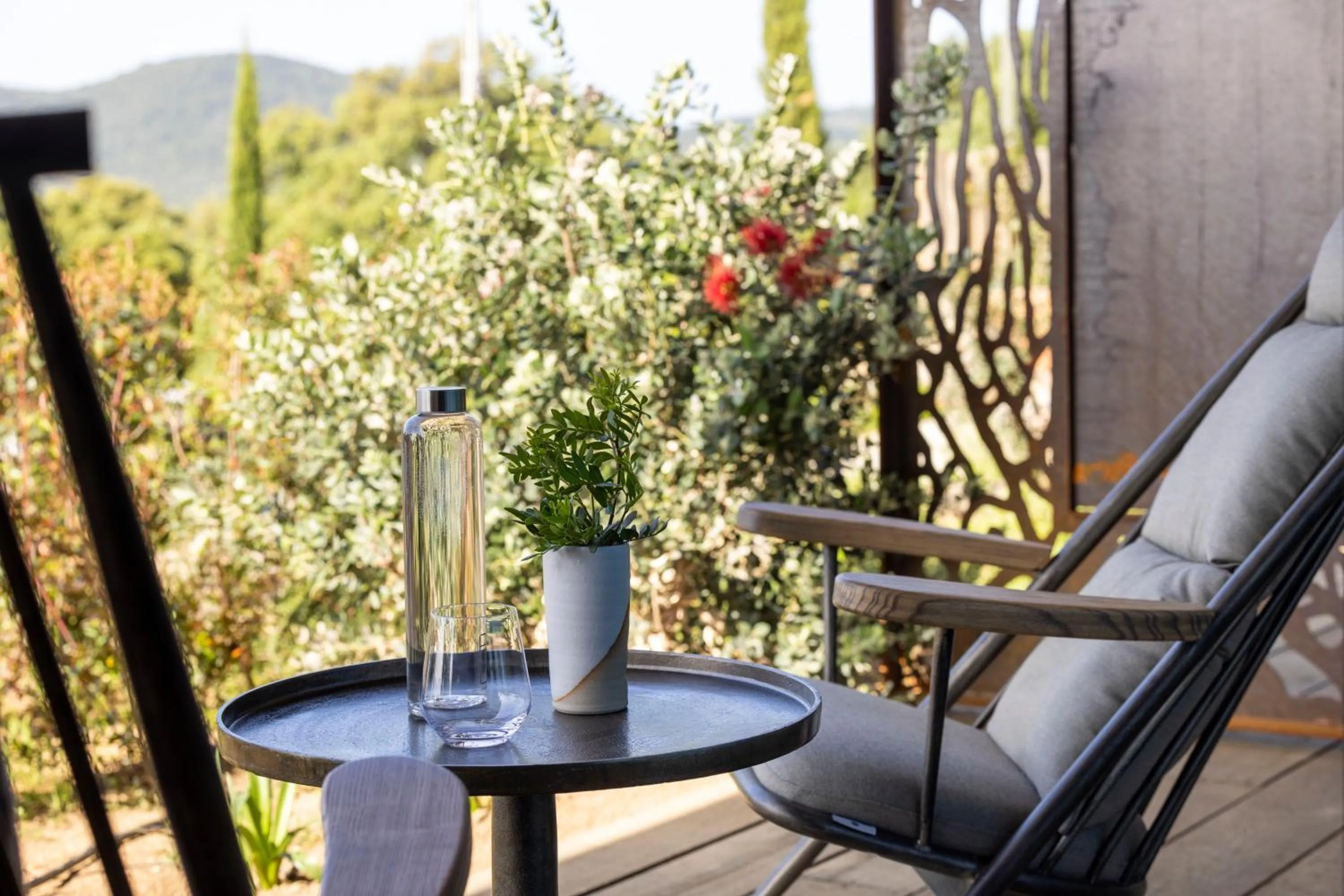 Balcony/Terrace in Les Regalia Hôtel & Spa