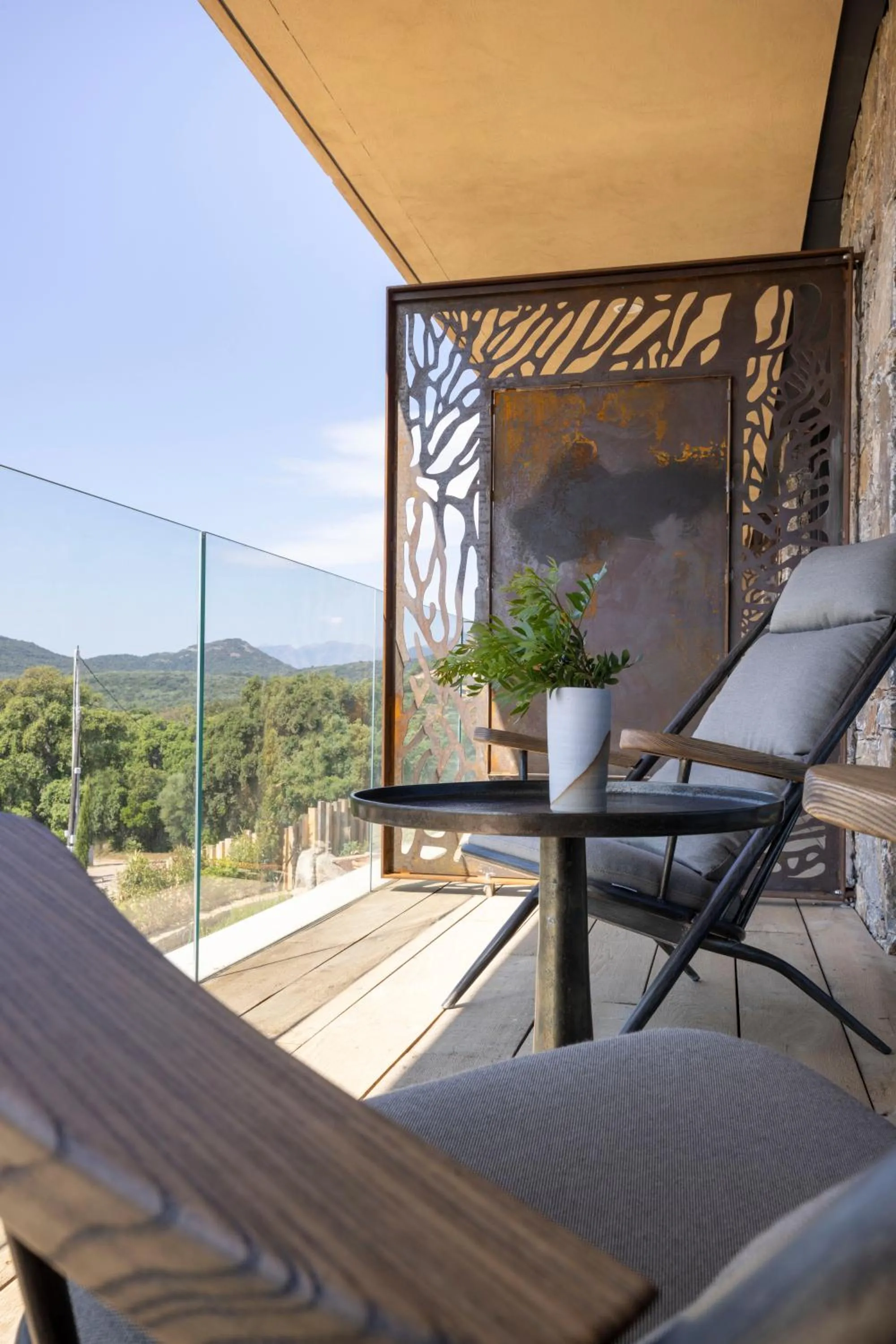 Balcony/Terrace in Les Regalia Hôtel & Spa