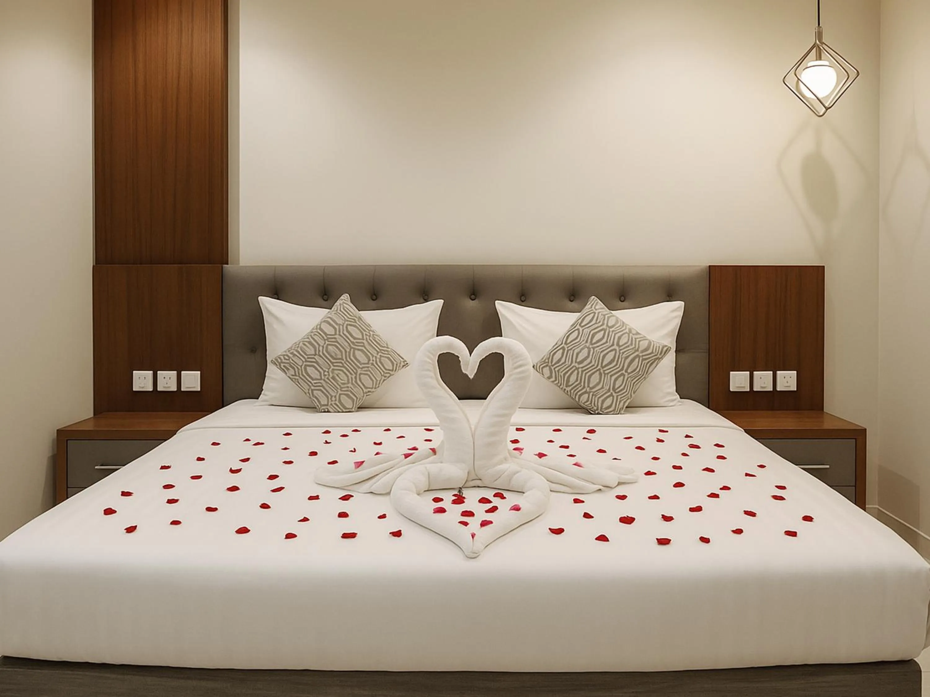 Bed in Al Alamein Suites