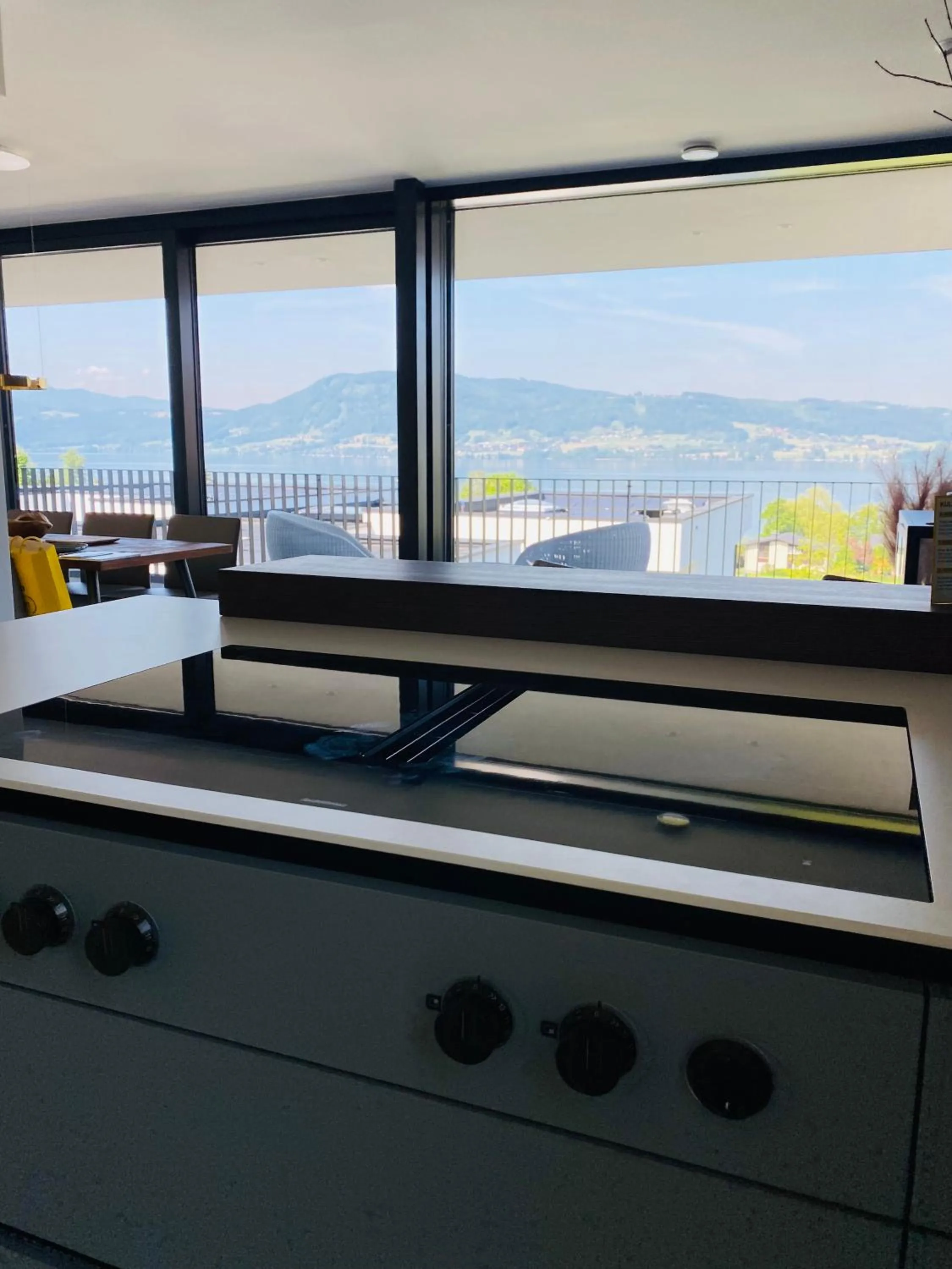 View (from property/room) in ORANGE LOUNGE Attersee