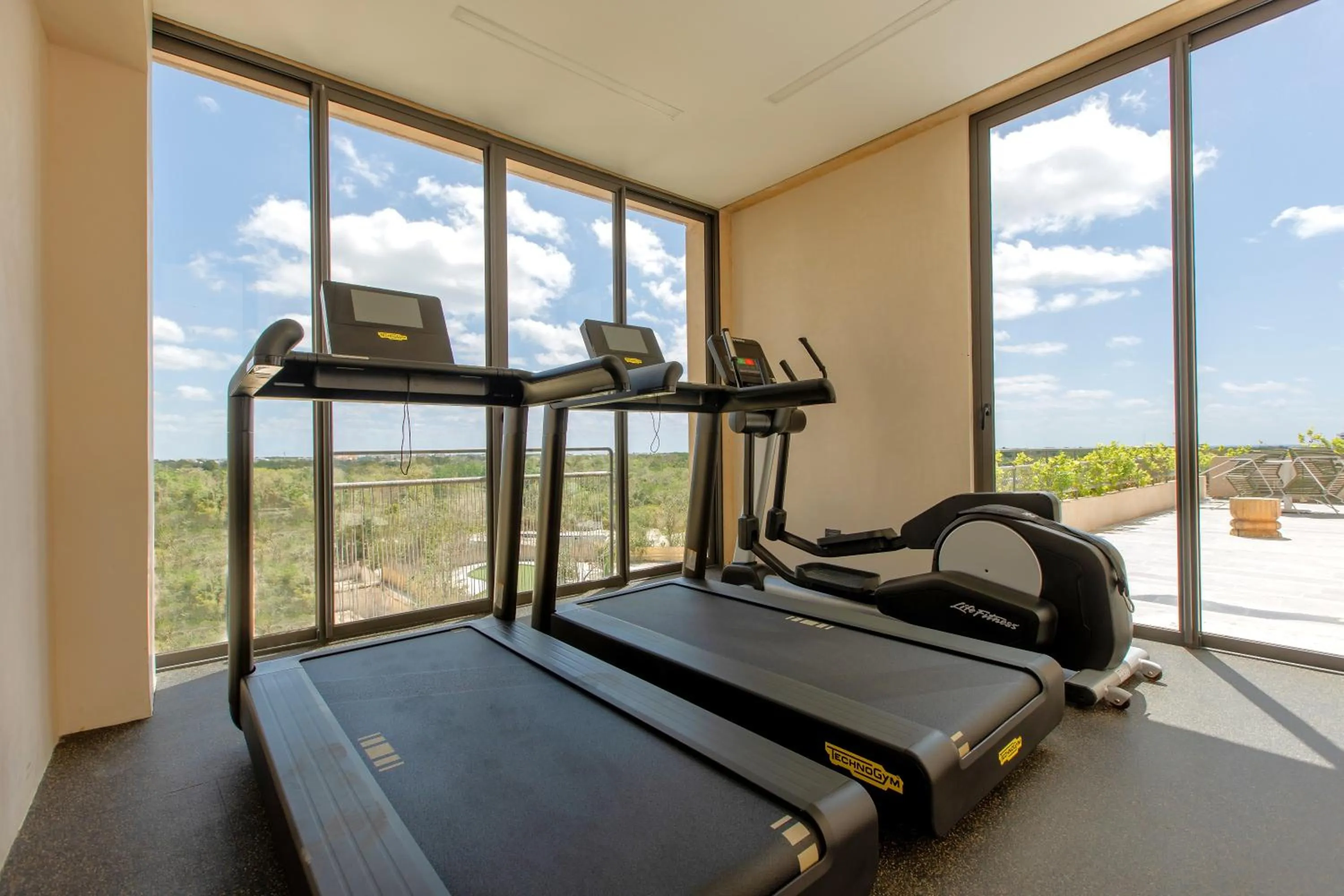 Fitness centre/facilities in Lumina at The Village Luxury Residences in Corasol