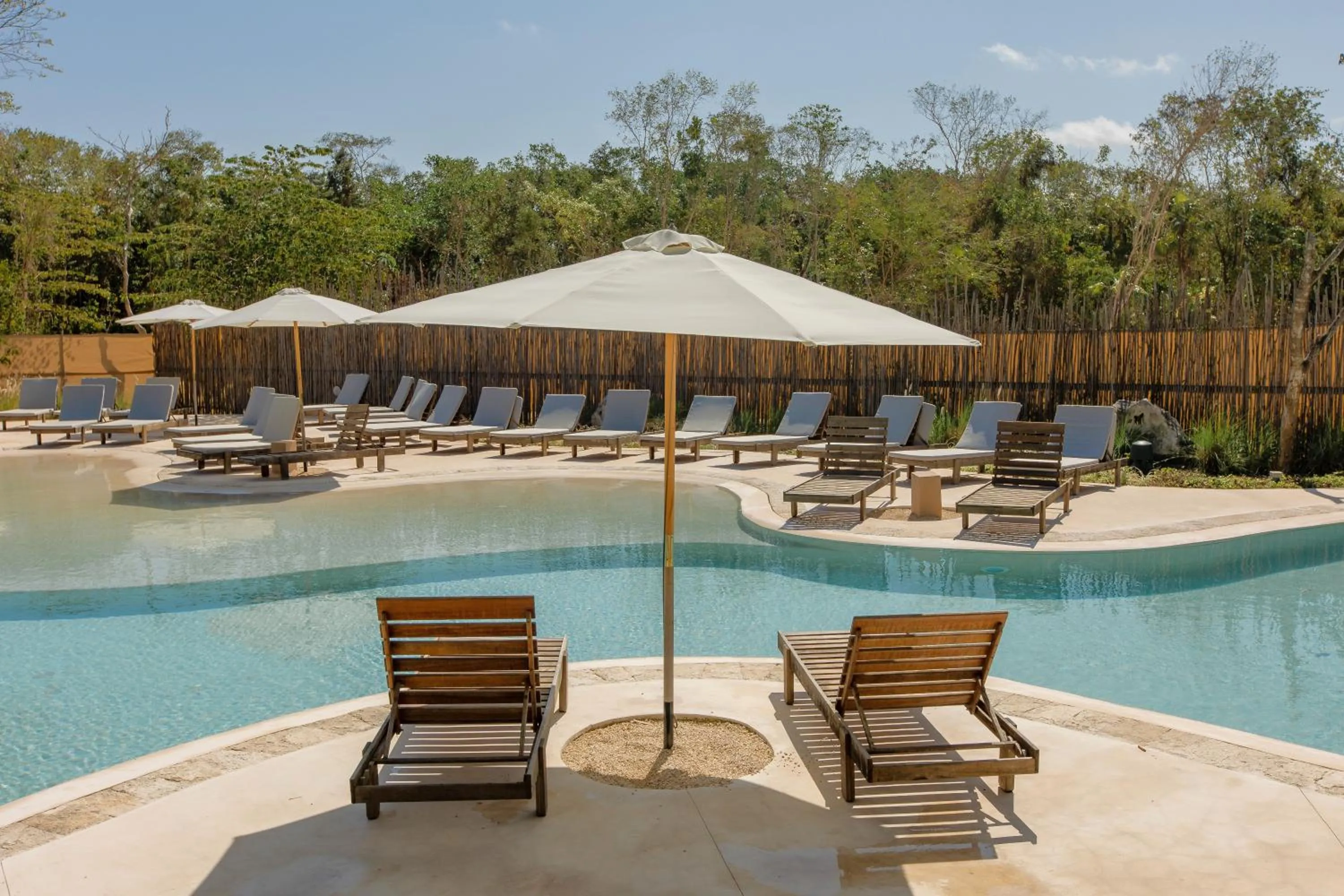 Swimming pool in Lumina at The Village Luxury Residences in Corasol