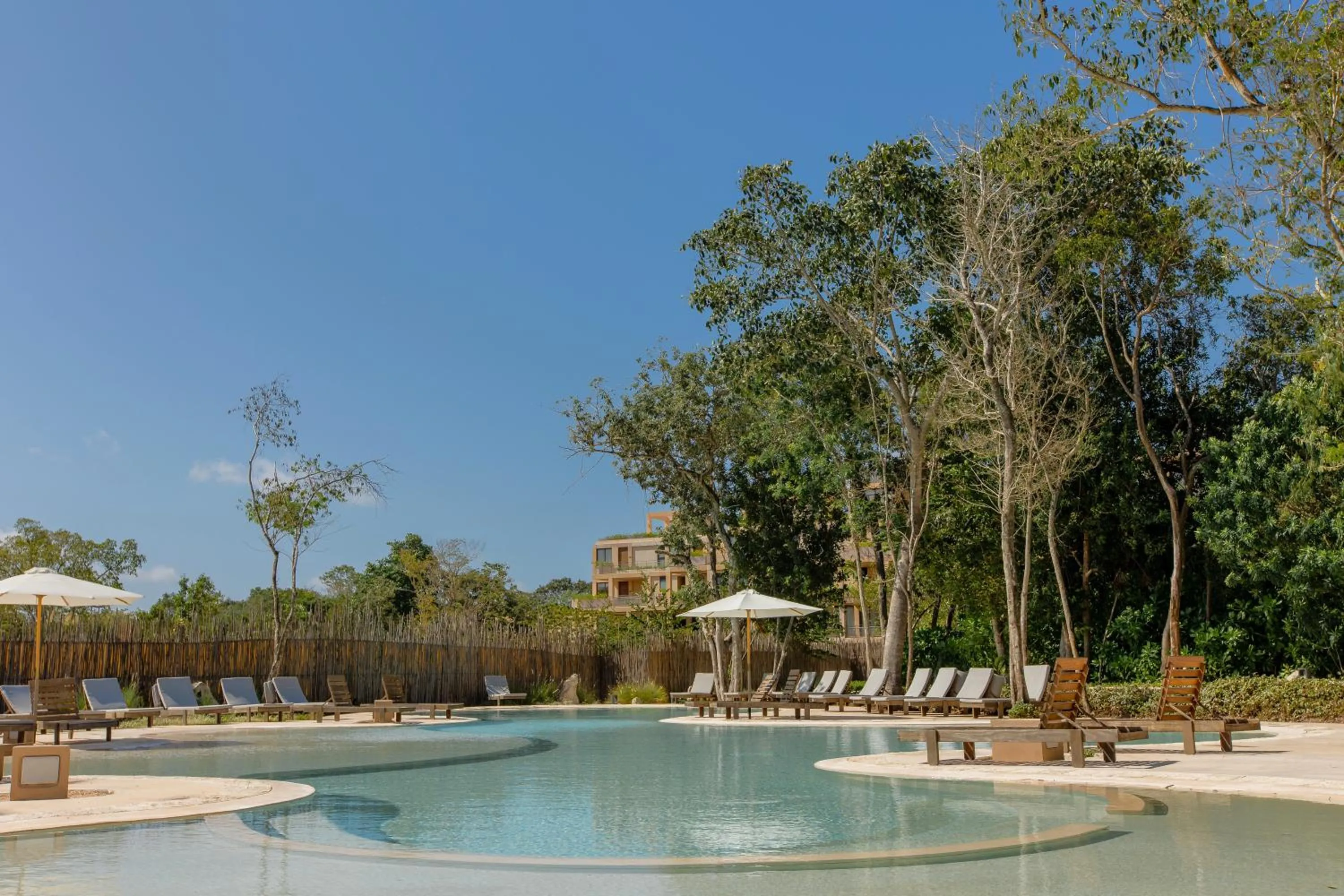 Swimming pool in Lumina at The Village Luxury Residences in Corasol