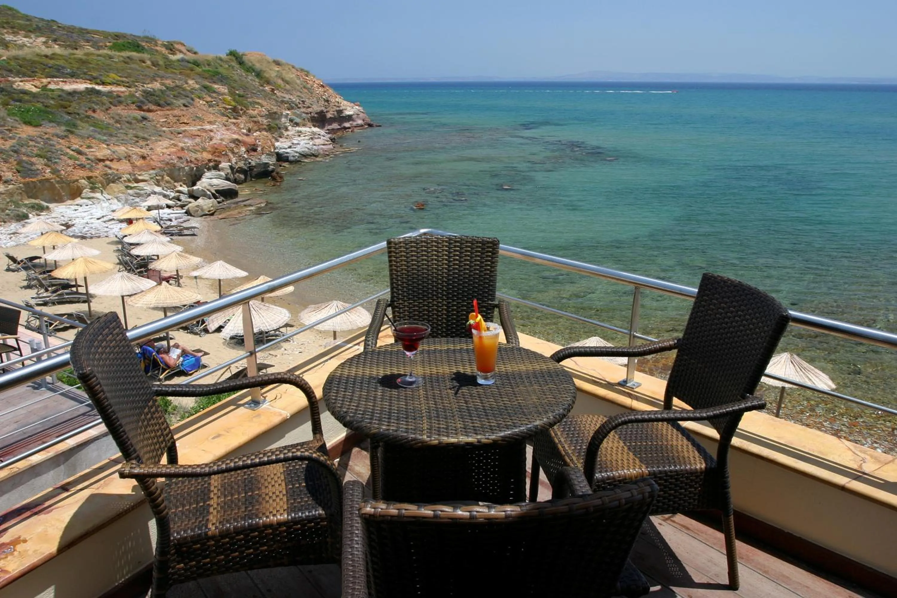 Patio in Erytha Hotel & Resort Chios