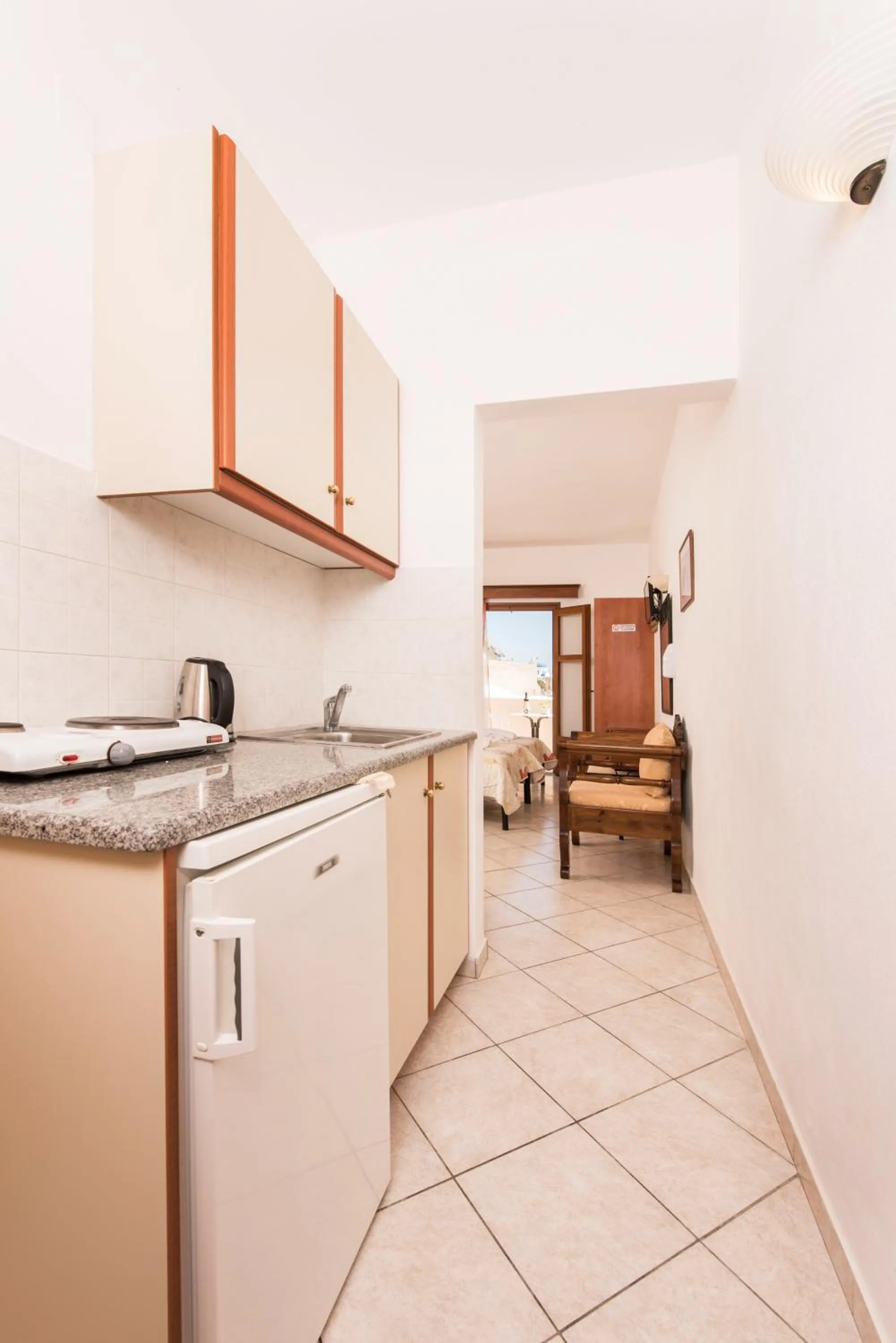 Kitchen or kitchenette in Villa Voula