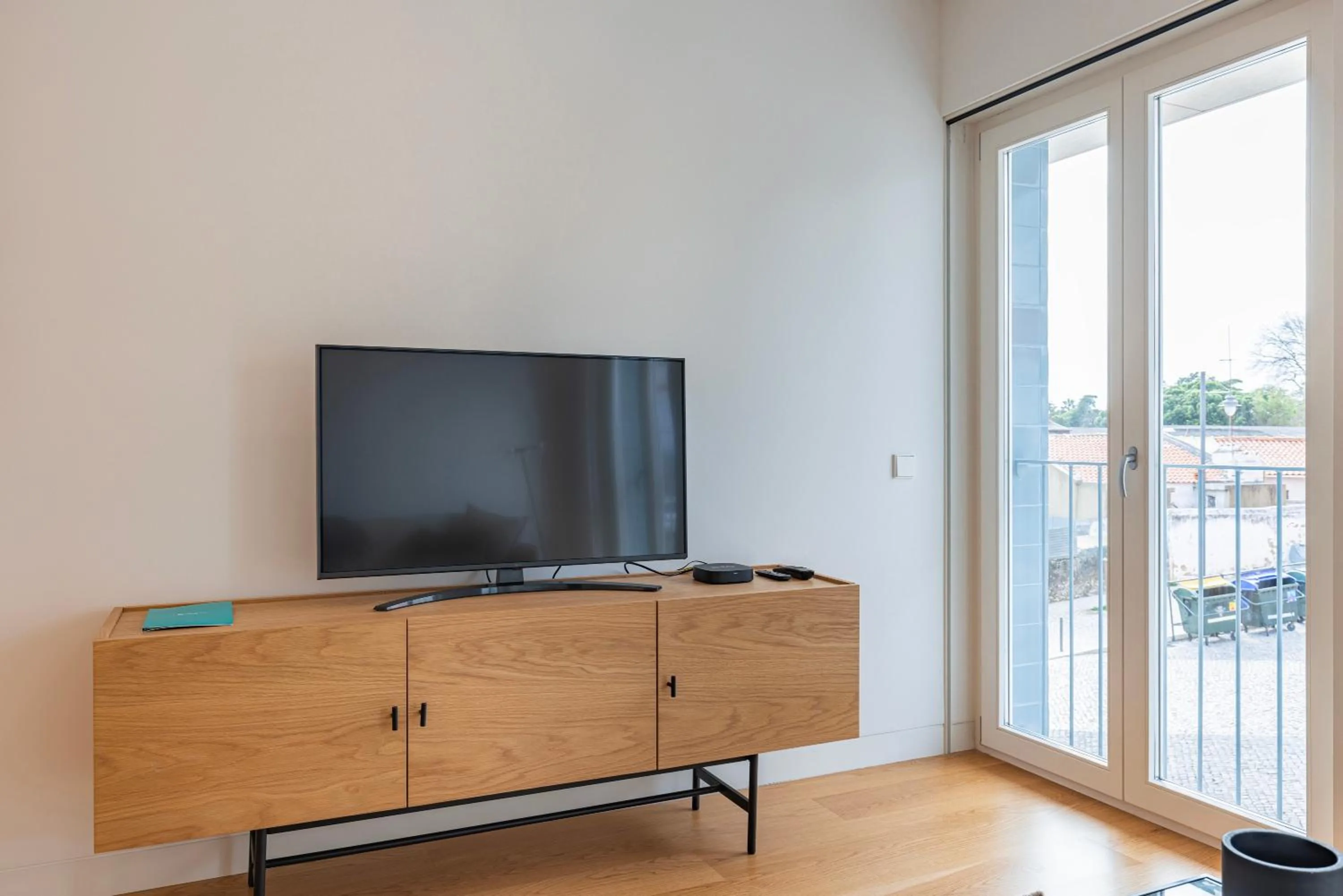 TV and multimedia in Unique Belém 1BDR Apartment by LovelyStay