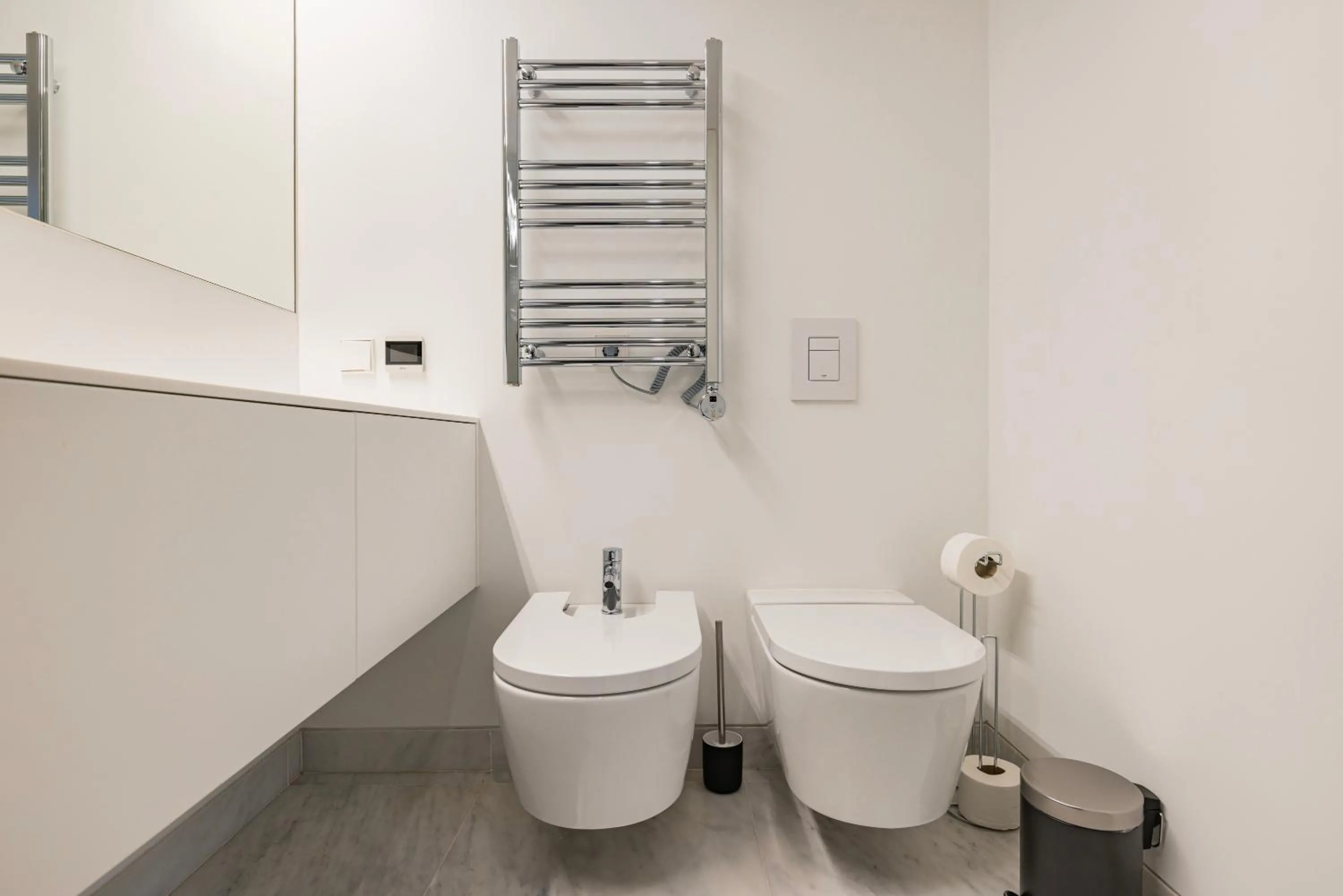 Toilet in Unique Belém 1BDR Apartment by LovelyStay