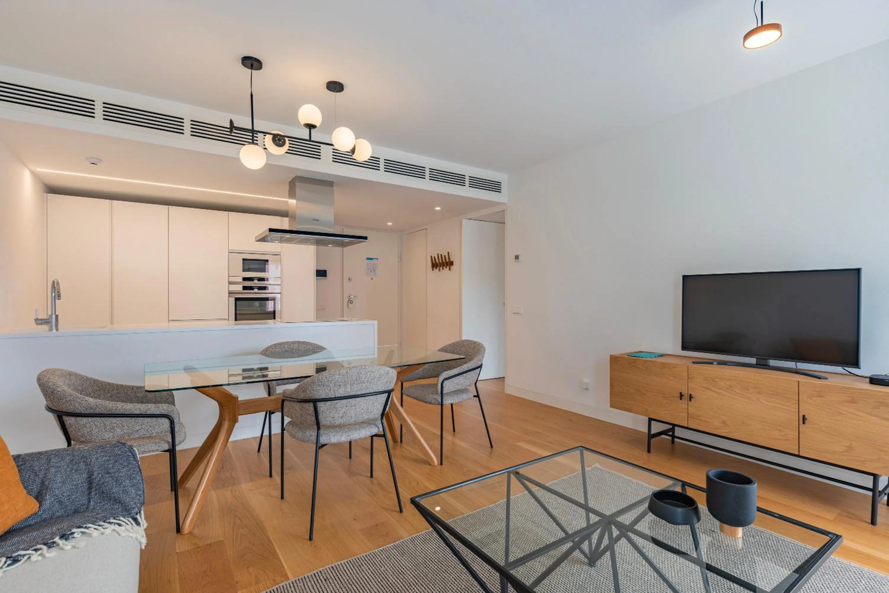 TV and multimedia in Unique Belém 1BDR Apartment by LovelyStay
