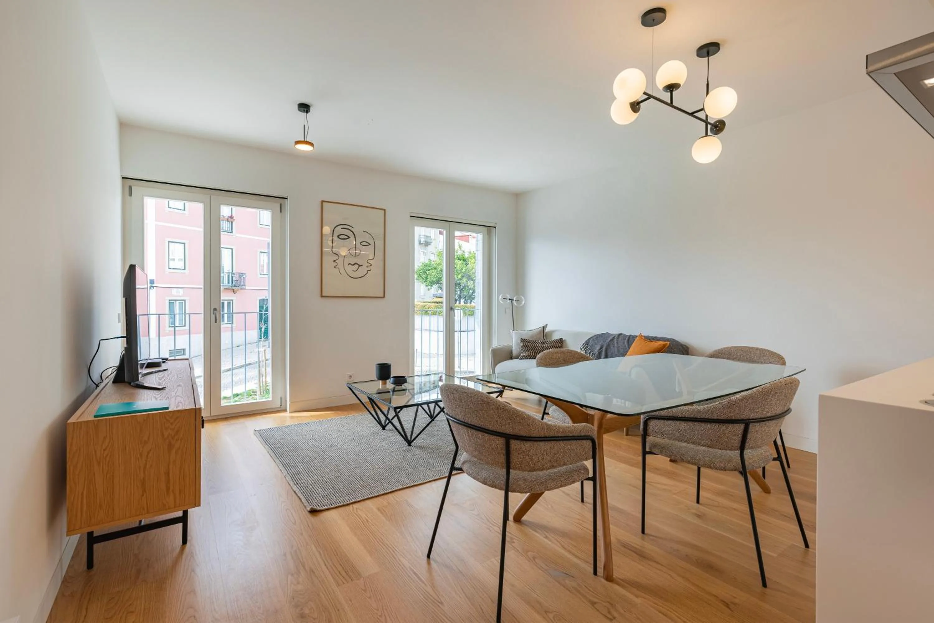 TV and multimedia in Unique Belém 1BDR Apartment by LovelyStay