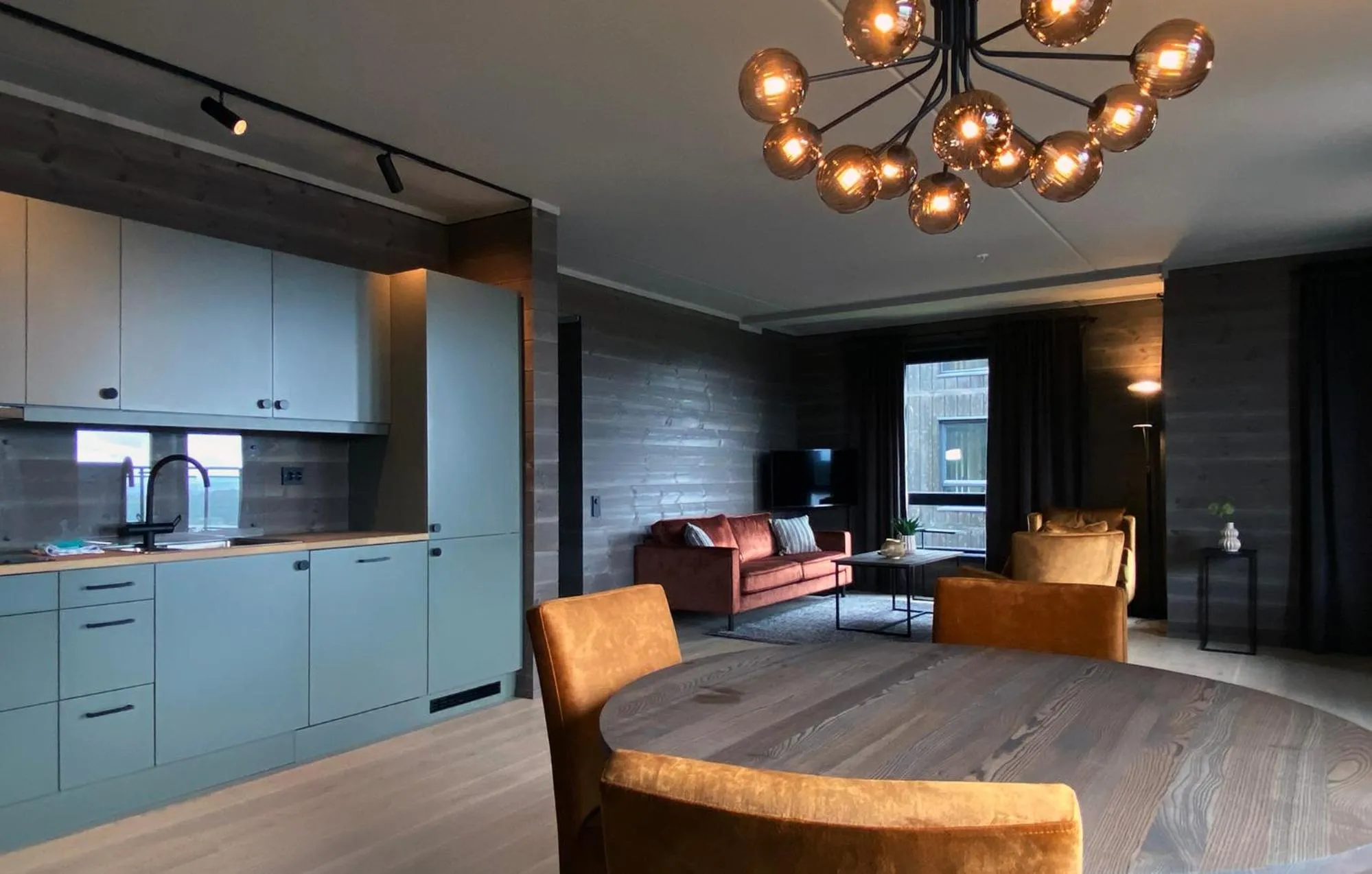 Kitchen or kitchenette in Riddergaarden Leiligheter