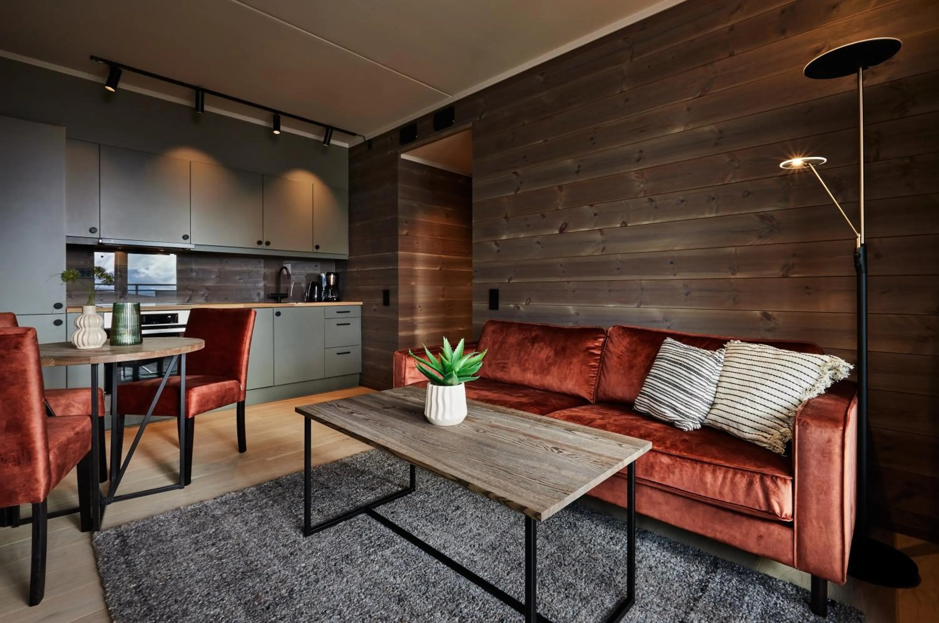 Kitchen or kitchenette in Riddergaarden Leiligheter