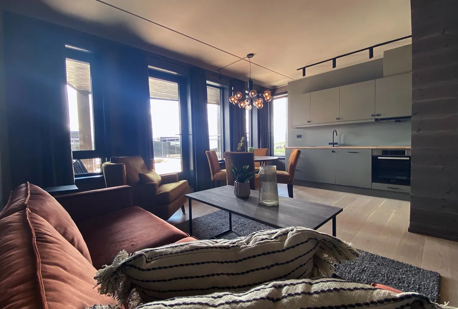 Kitchen or kitchenette in Riddergaarden Leiligheter