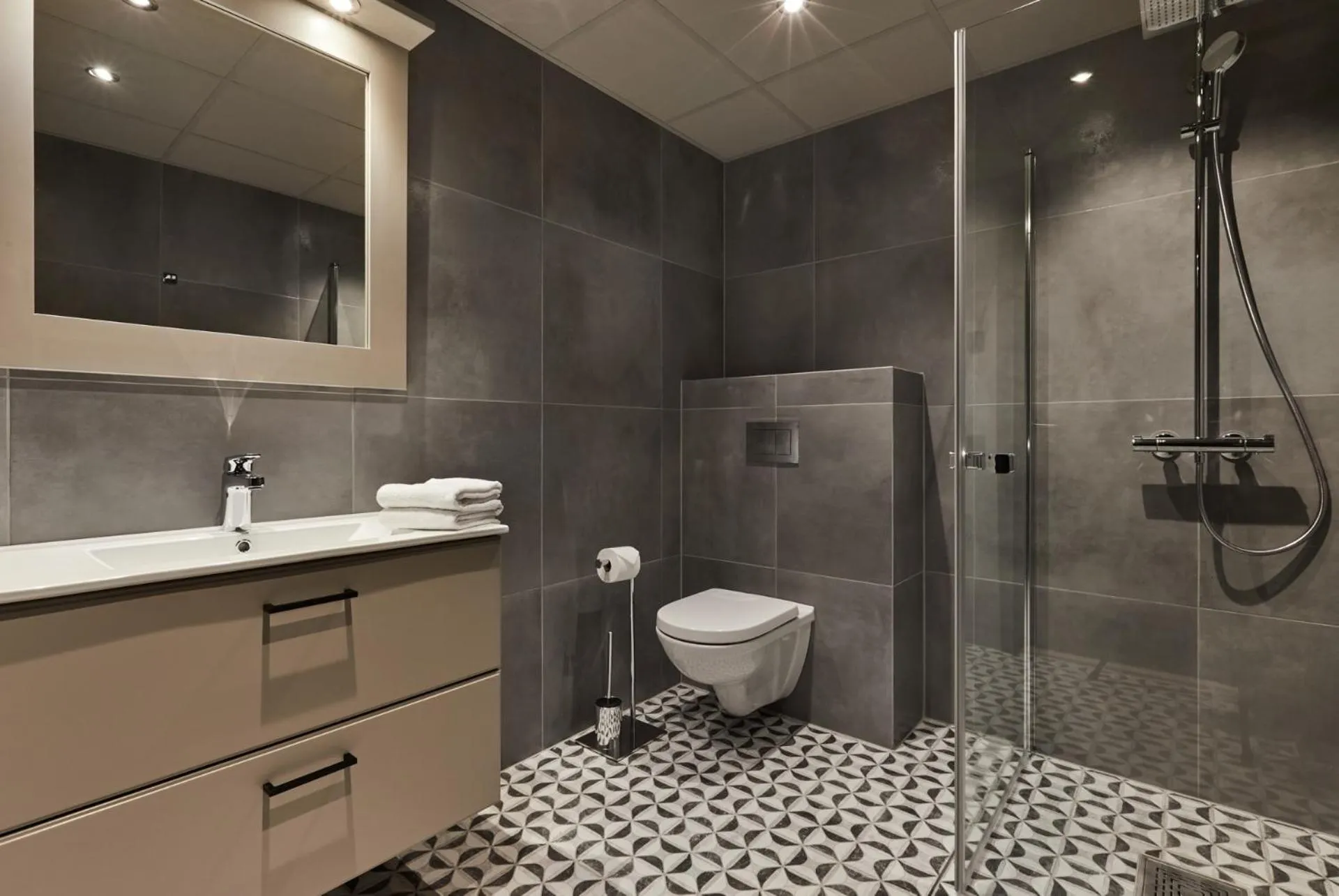 Shower in Riddergaarden Leiligheter