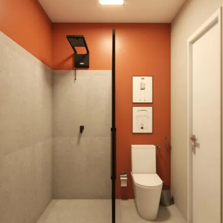 Shower in Hotel Coroados Foz Express