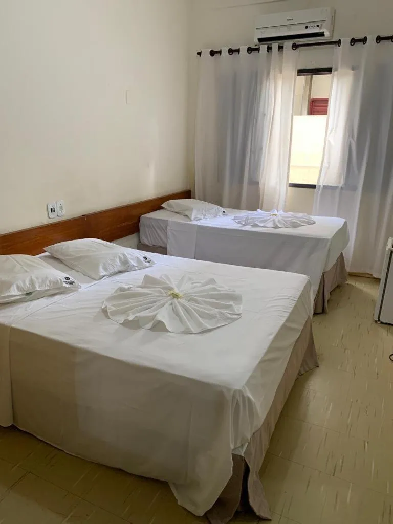 Bed in Hotel Coroados Foz Express