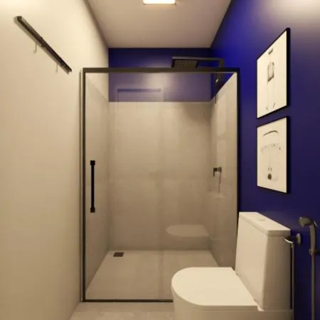 Shower in Hotel Coroados Foz Express