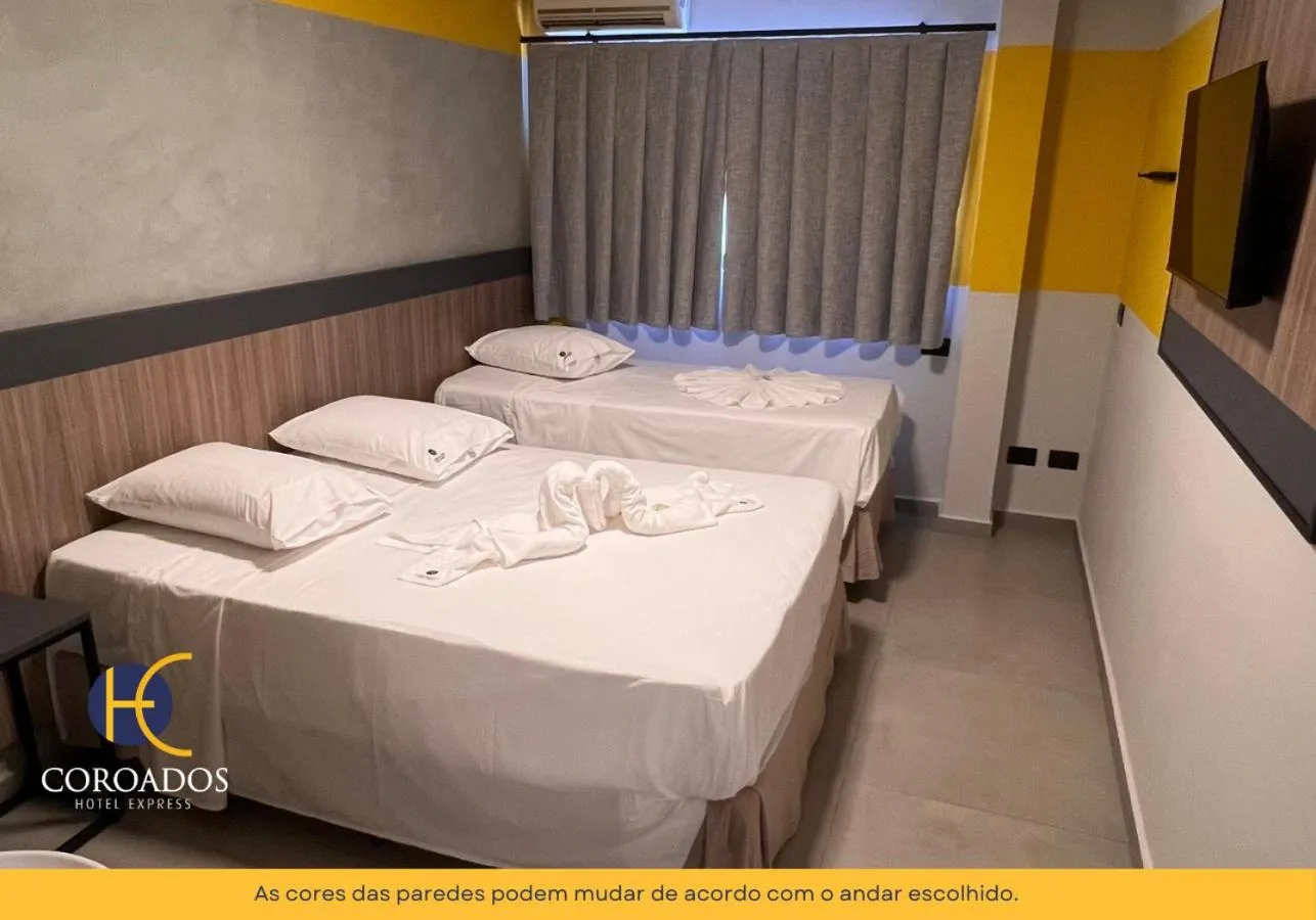 Bed in Hotel Coroados Foz Express