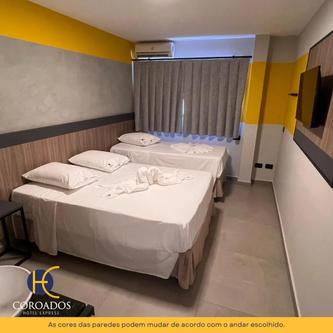 Bed in Hotel Coroados Foz Express