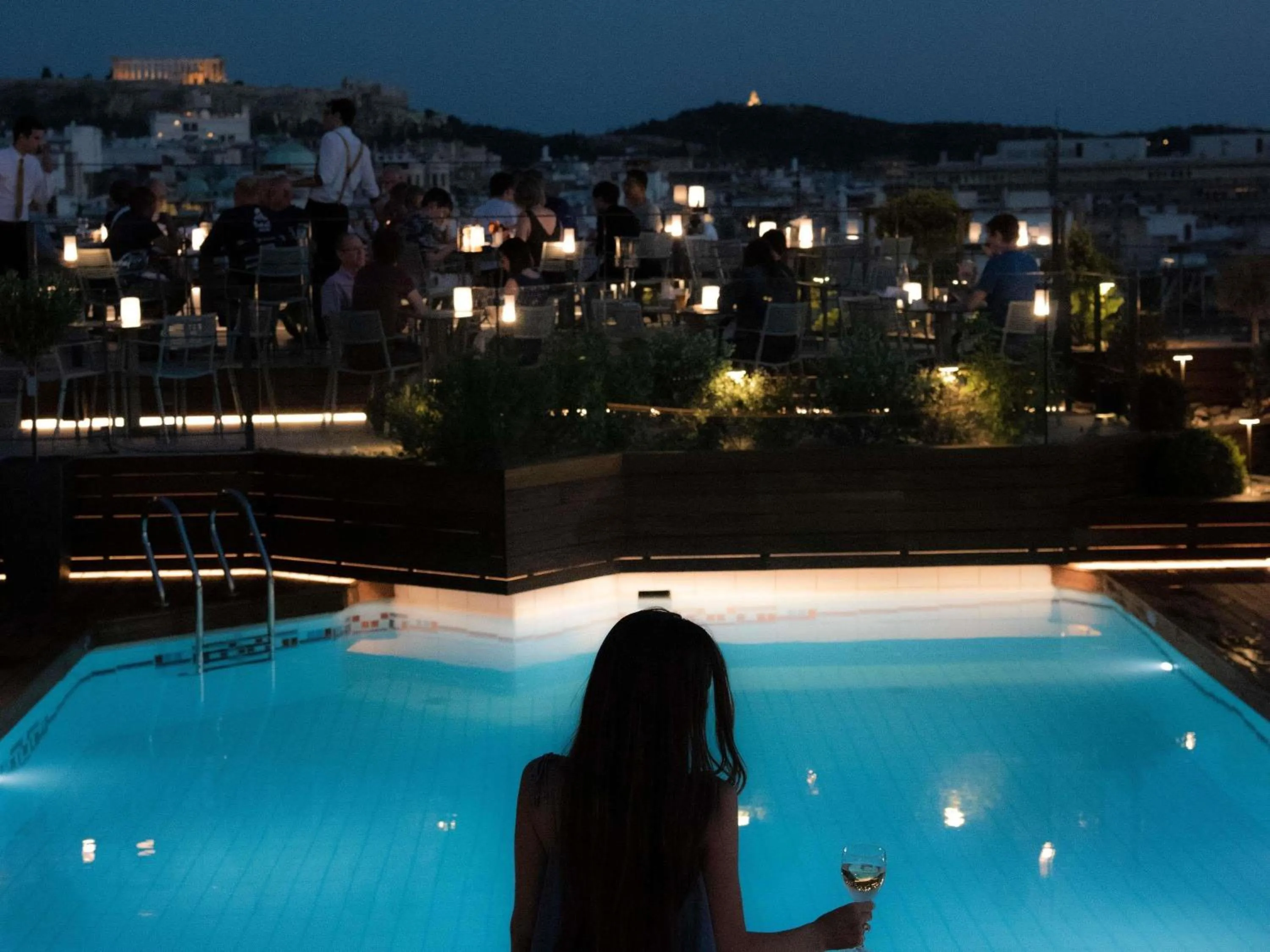 Lounge or bar in Novotel Athens