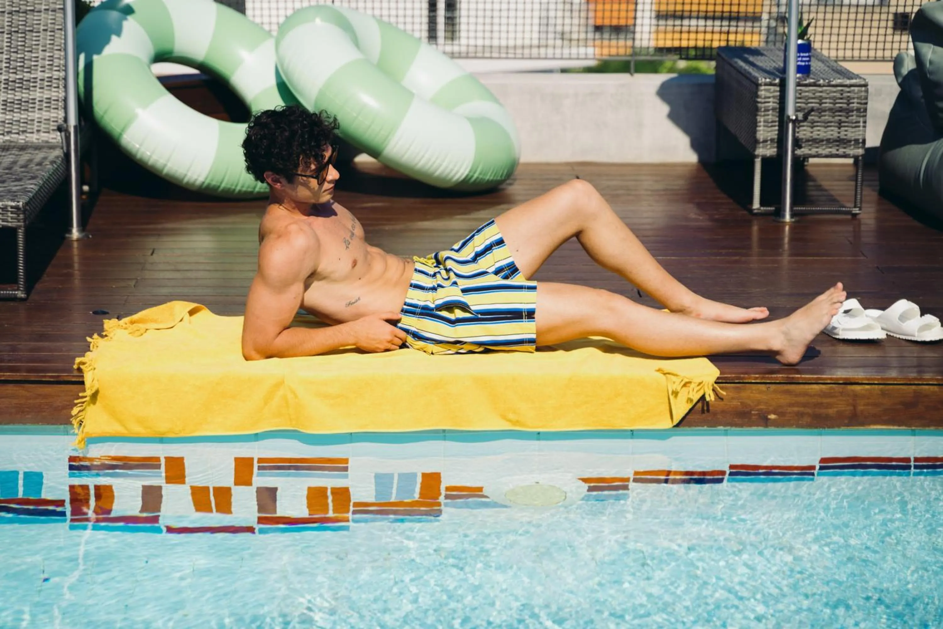 Swimming pool in Novotel Athens