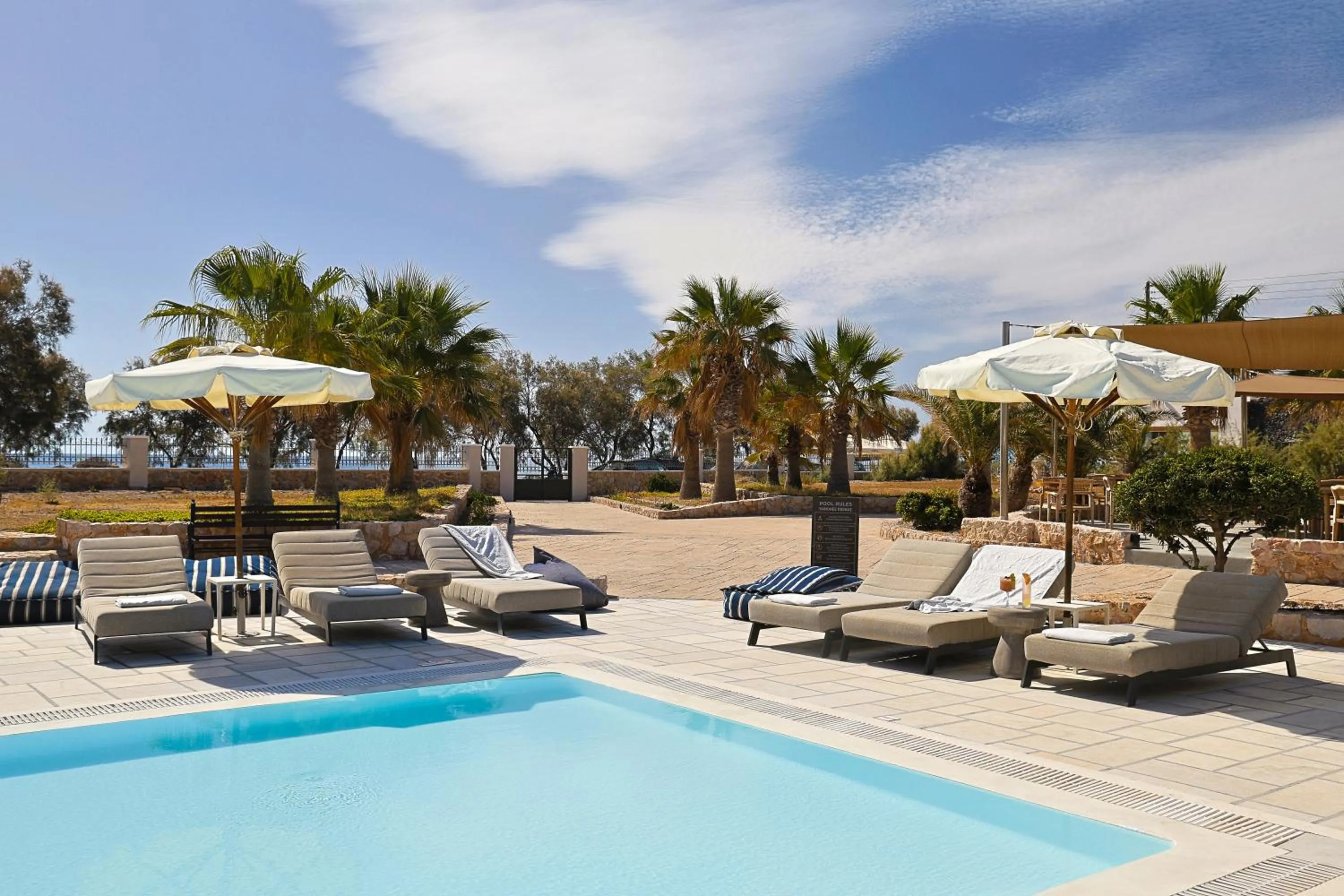 Swimming pool in Santo Miramare Beach Resort