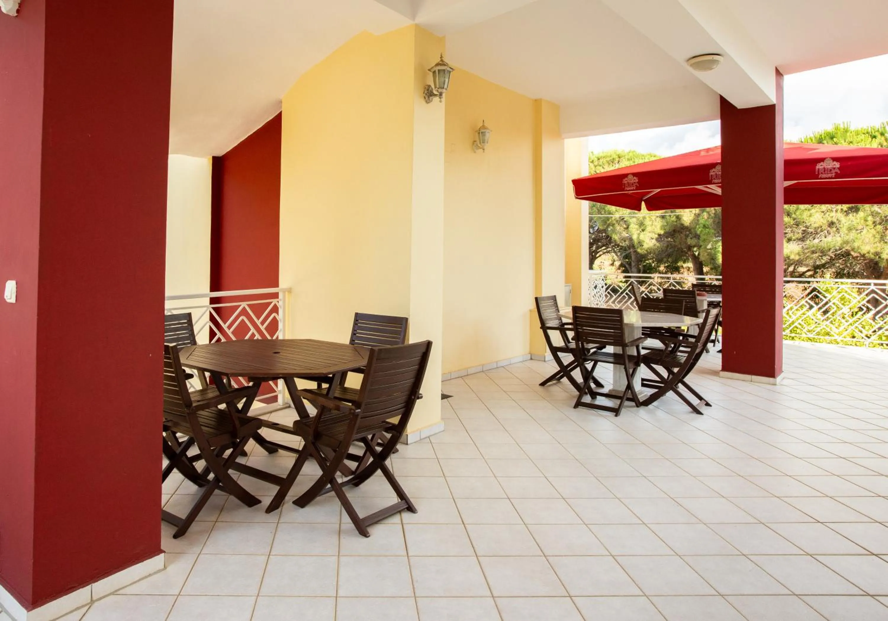 Balcony/Terrace in Irida Beach Resort Suites