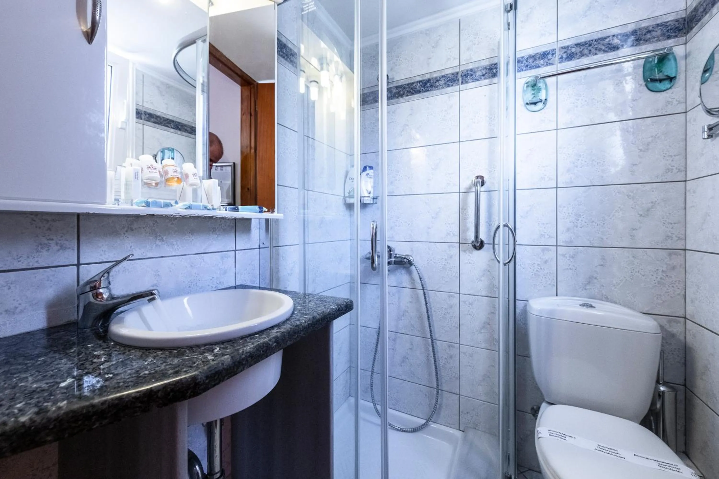 Shower in Irida Beach Resort Suites