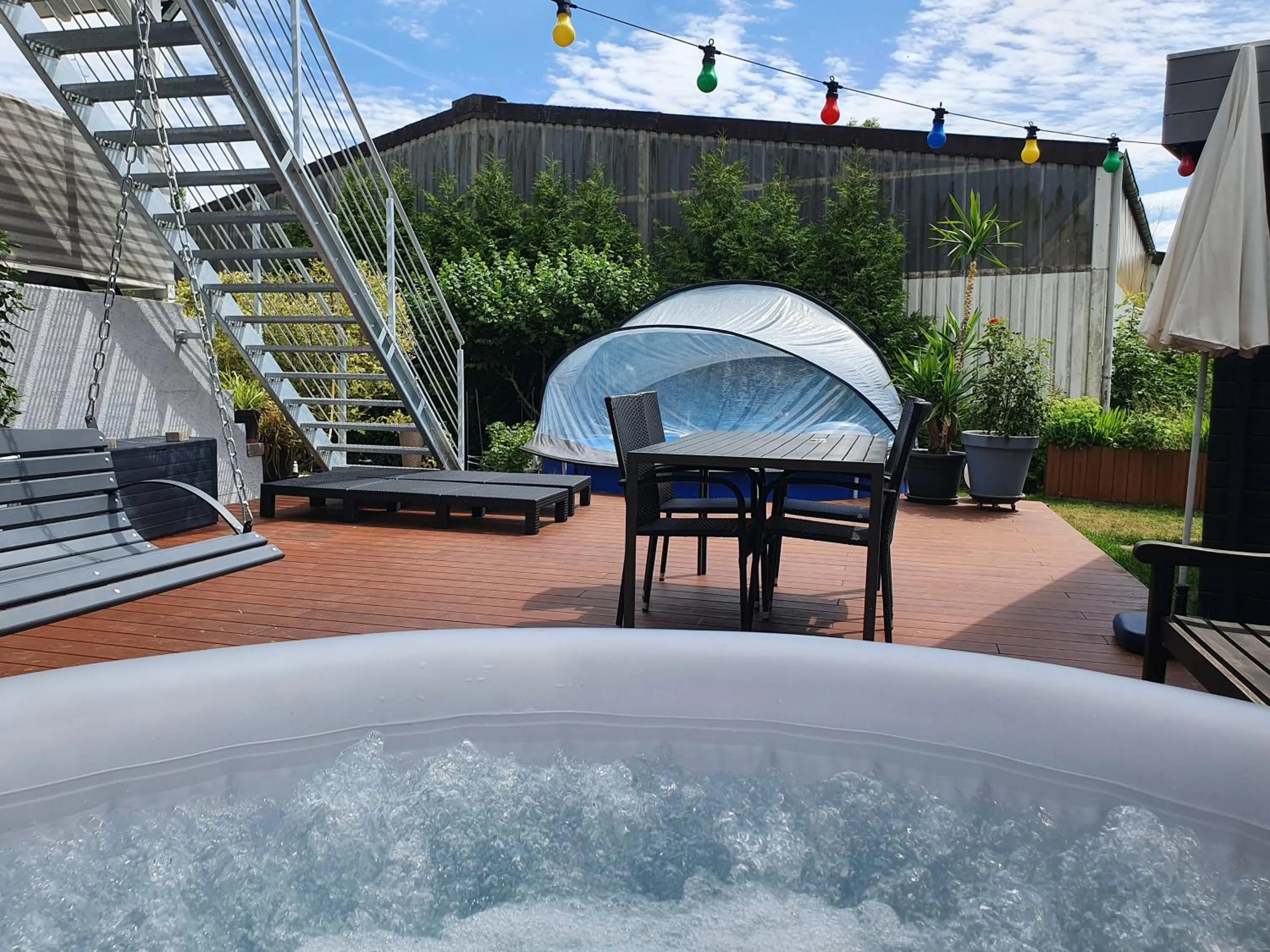 Kornhaus - schöne Ferienwohnung mit Pool, Kamin und Terrasse