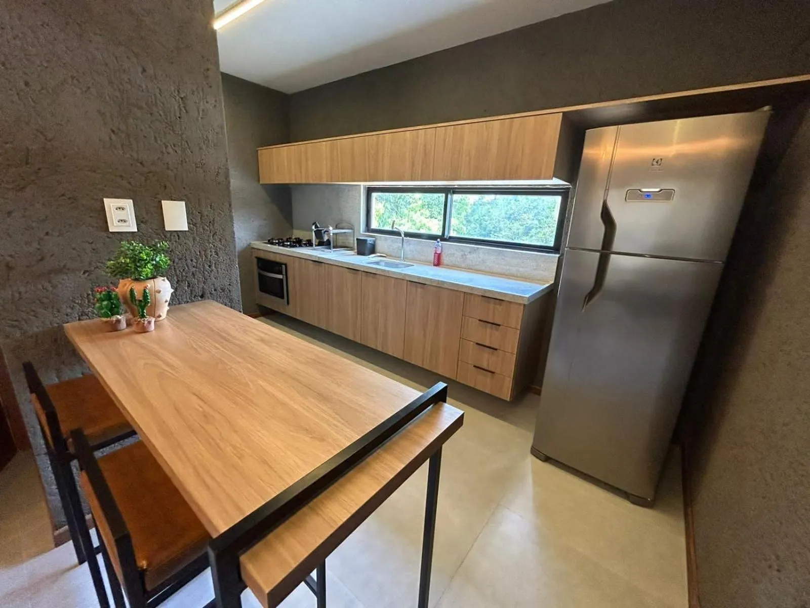 Kitchen or kitchenette in KAMBY MILAGRES l Natureza e Conforto