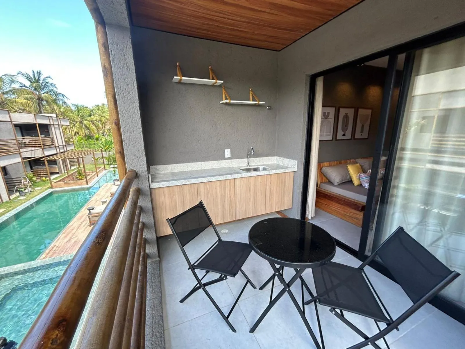 Balcony/Terrace in KAMBY MILAGRES l Natureza e Conforto