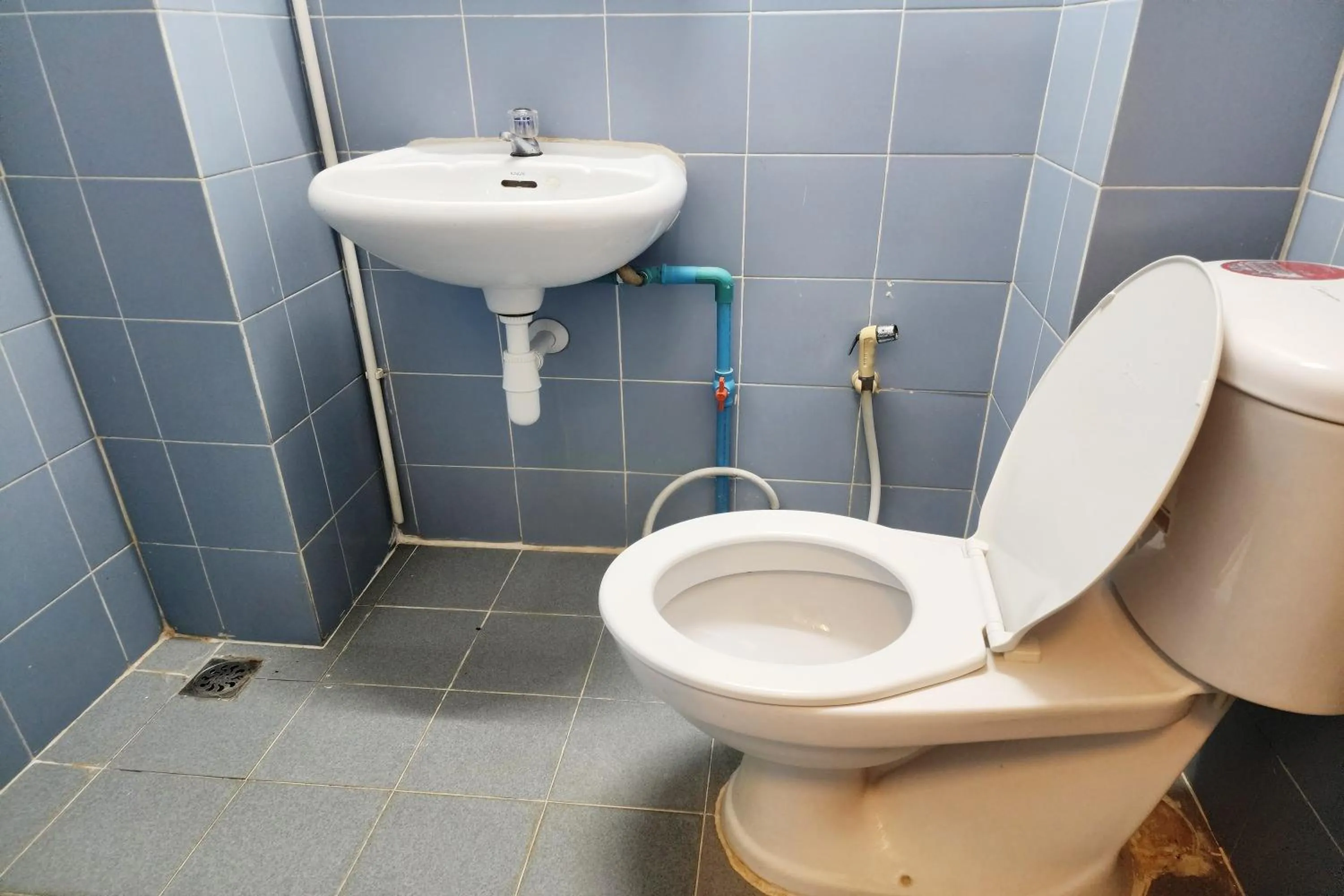 Toilet in Green Apartment Kaset