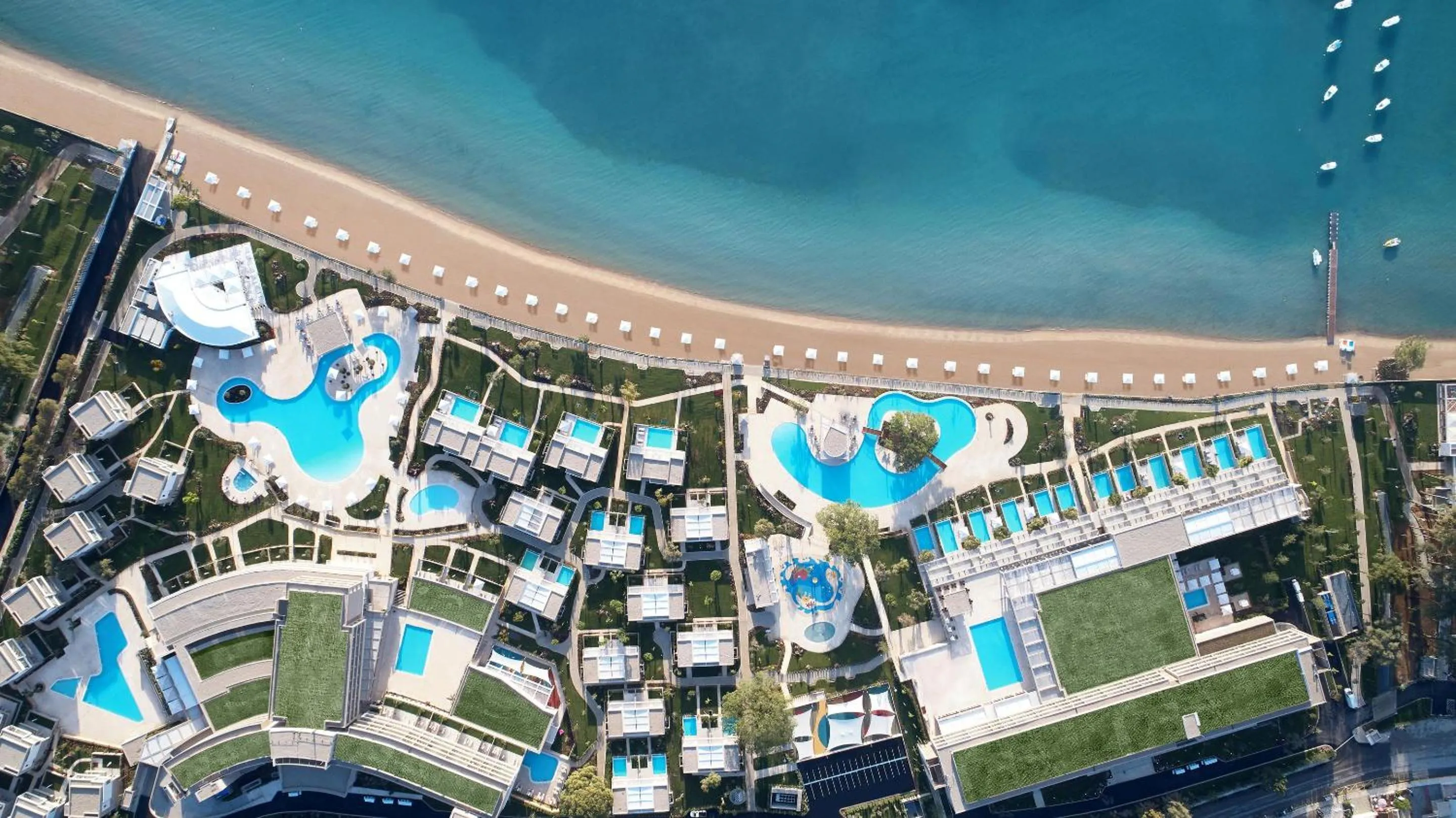 Bird's eye view in Ikos Dassia