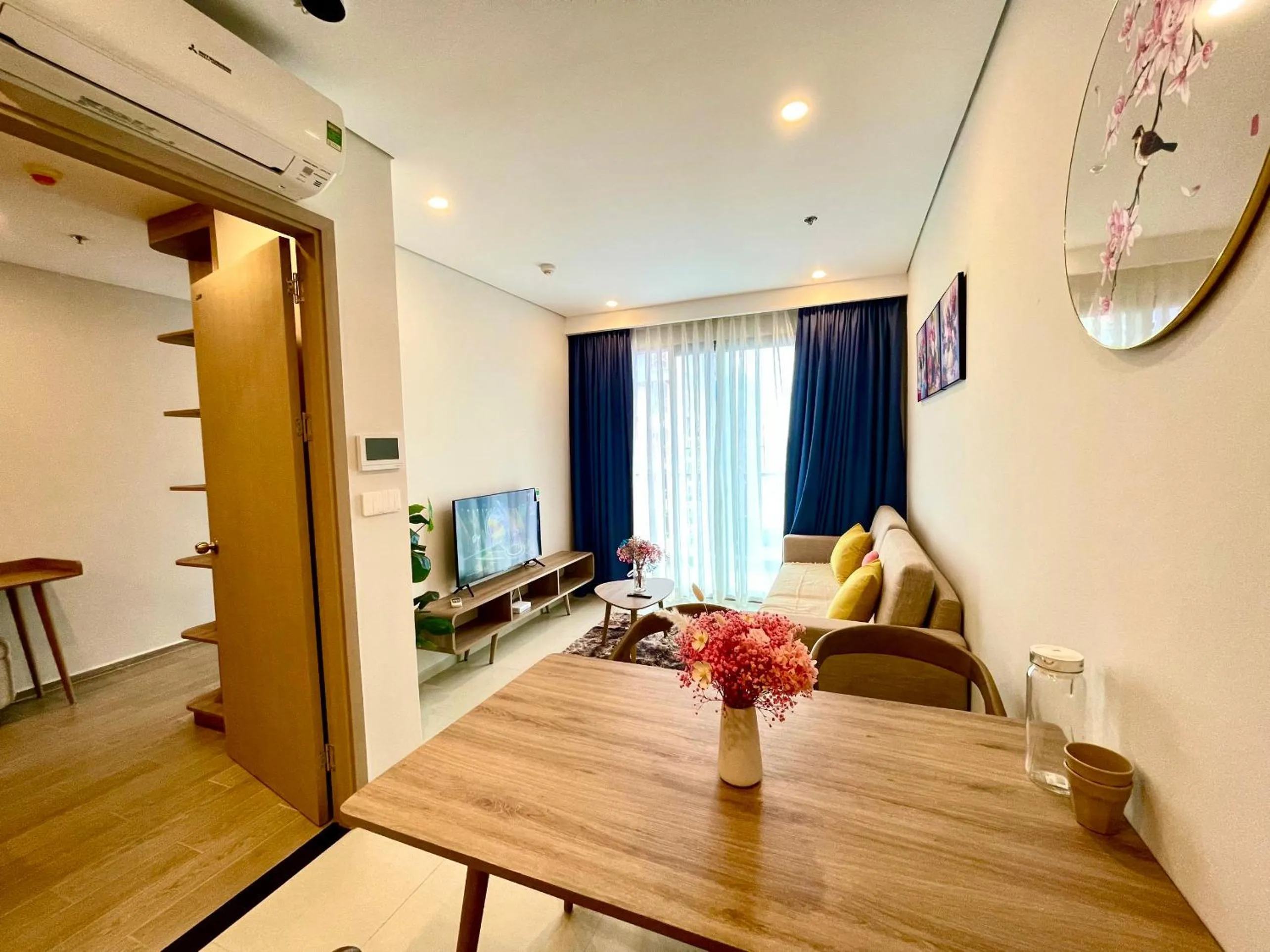 Living room in The Sóng Apartment Vũng Tàu - Sophia's House