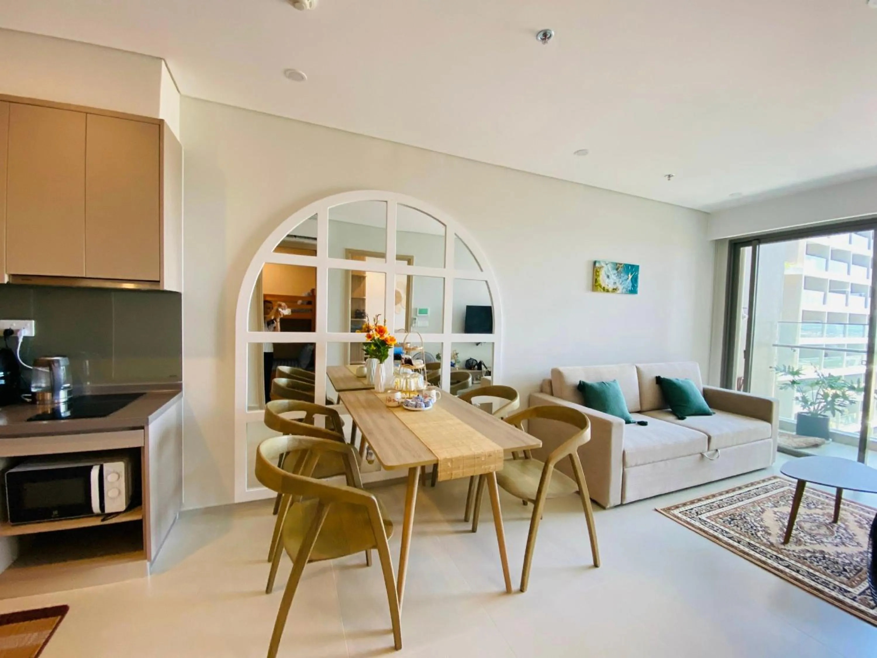 Living room in The Sóng Apartment Vũng Tàu - Sophia's House