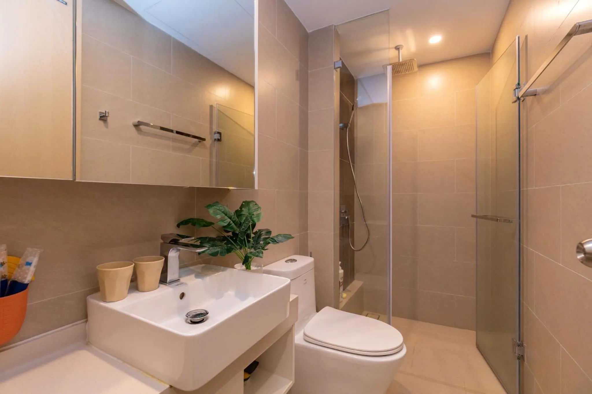 Shower in The Sóng Apartment Vũng Tàu - Sophia's House