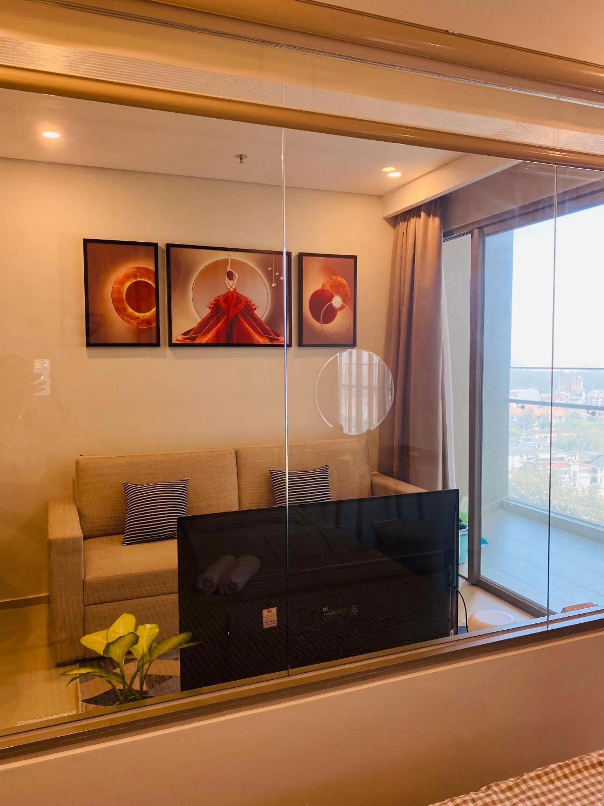 TV and multimedia in The Sóng Apartment Vũng Tàu - Sophia's House