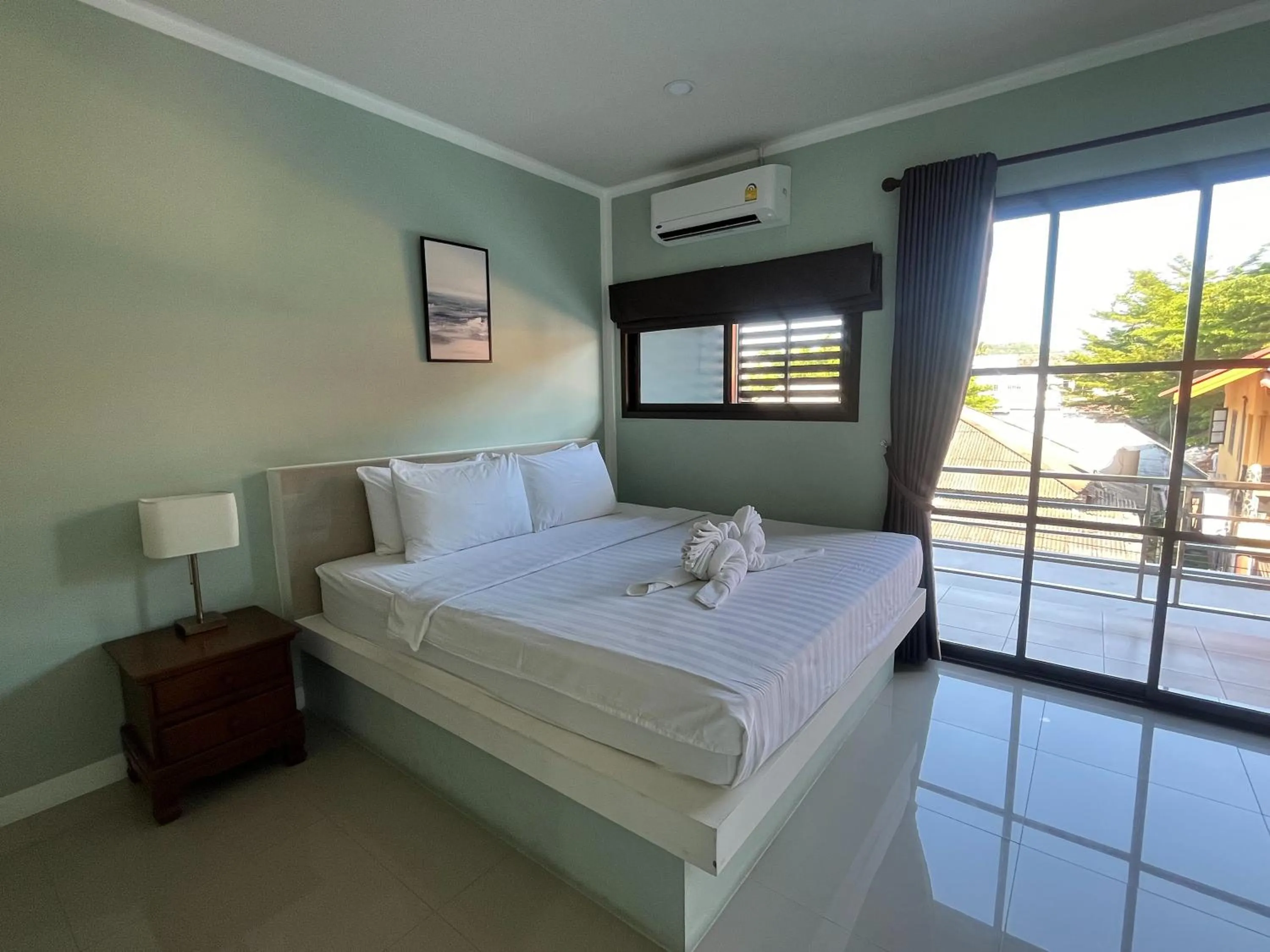 Bedroom, Bed in J & Ariya Hotel Near Samui Airport and Koh Phangan Pier