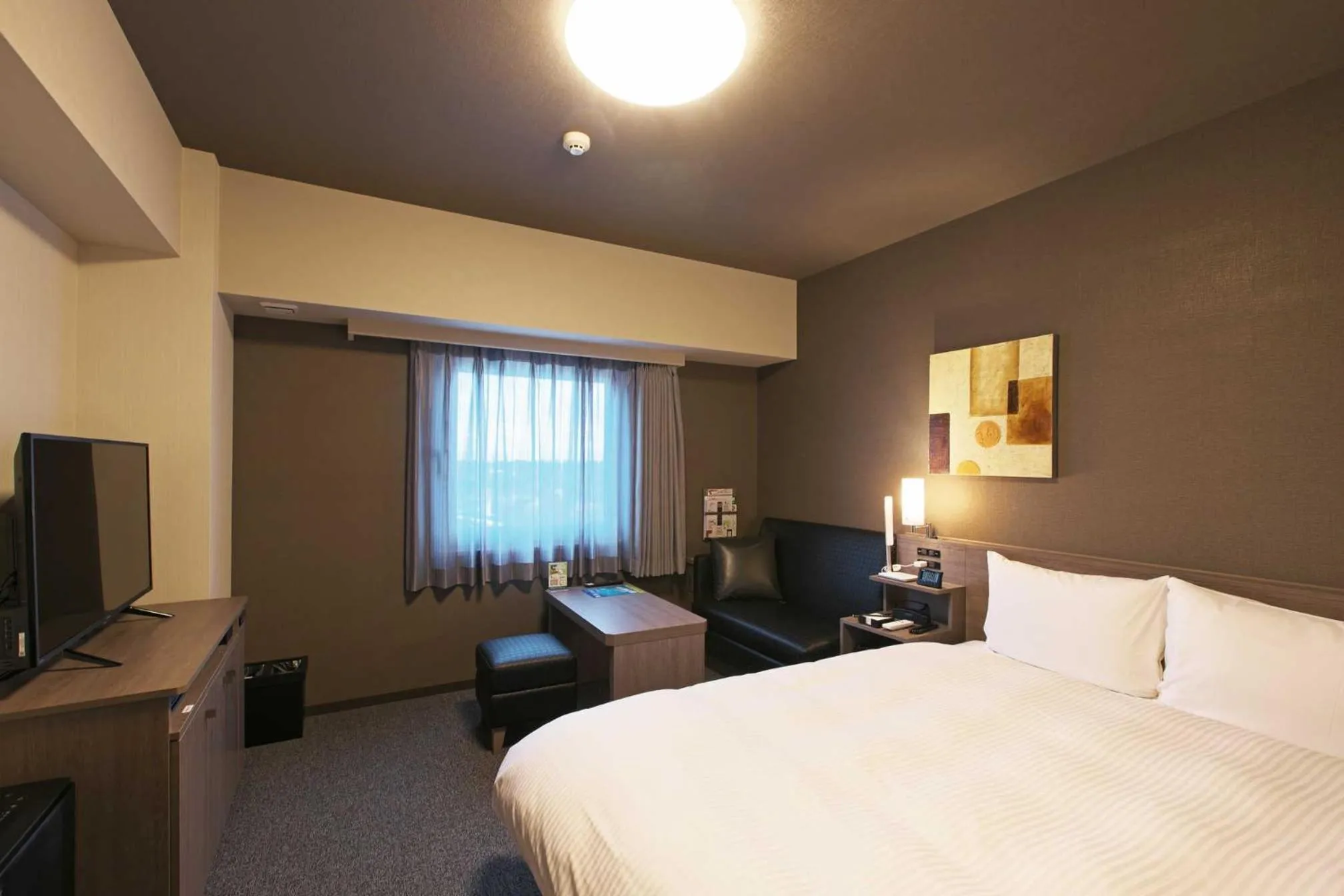 Photo of the whole room, Bed in Hotel Route Inn Kyoto Maizuru -Nishi Maizuru Ekimae-