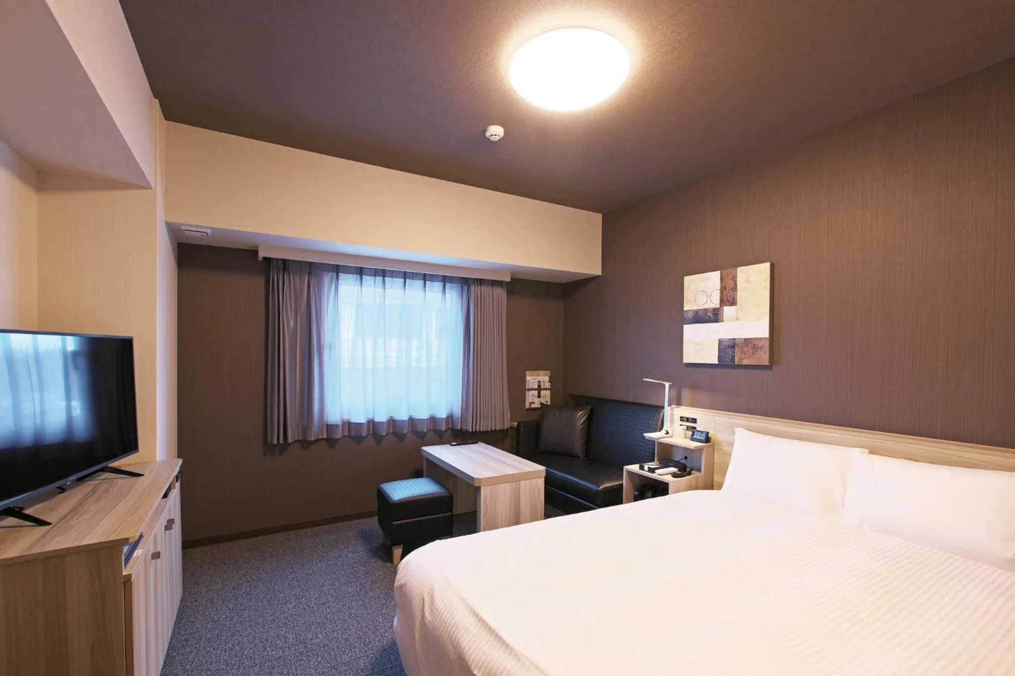 Photo of the whole room, Bed in Hotel Route Inn Choshi Eki Nishi