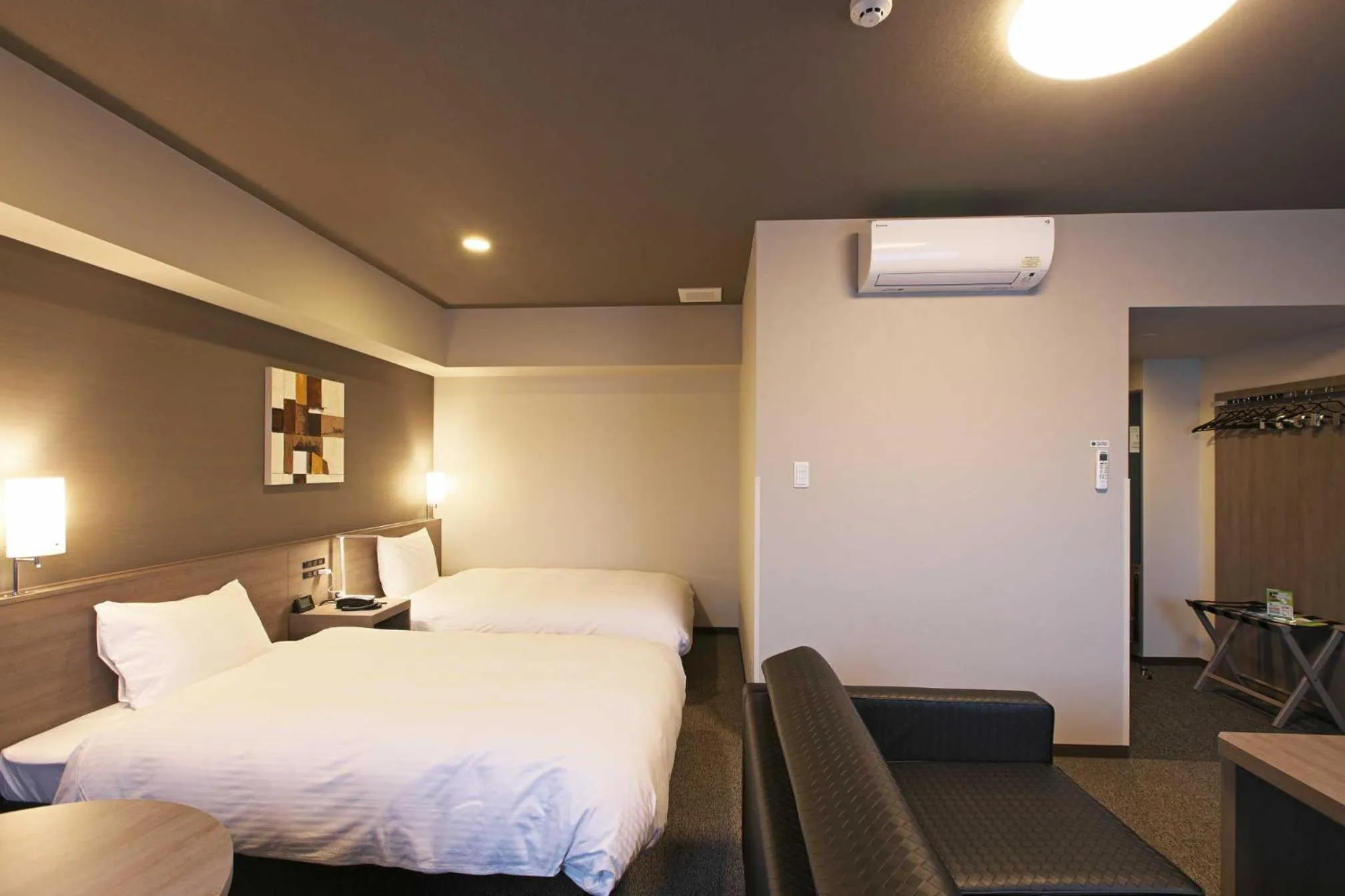 Photo of the whole room, Bed in Hotel Route Inn Choshi Eki Nishi